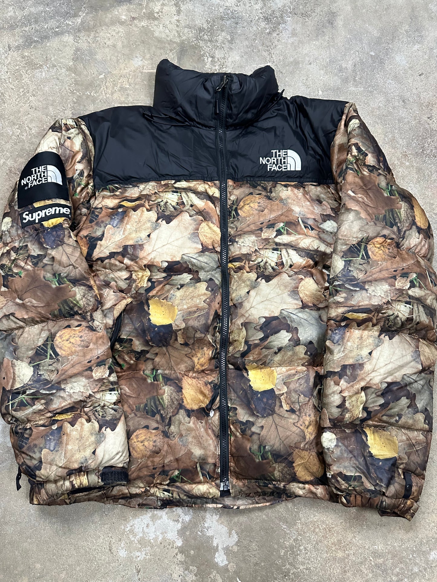 Supreme TNF Leaves Nuptuse Jacket Used Large