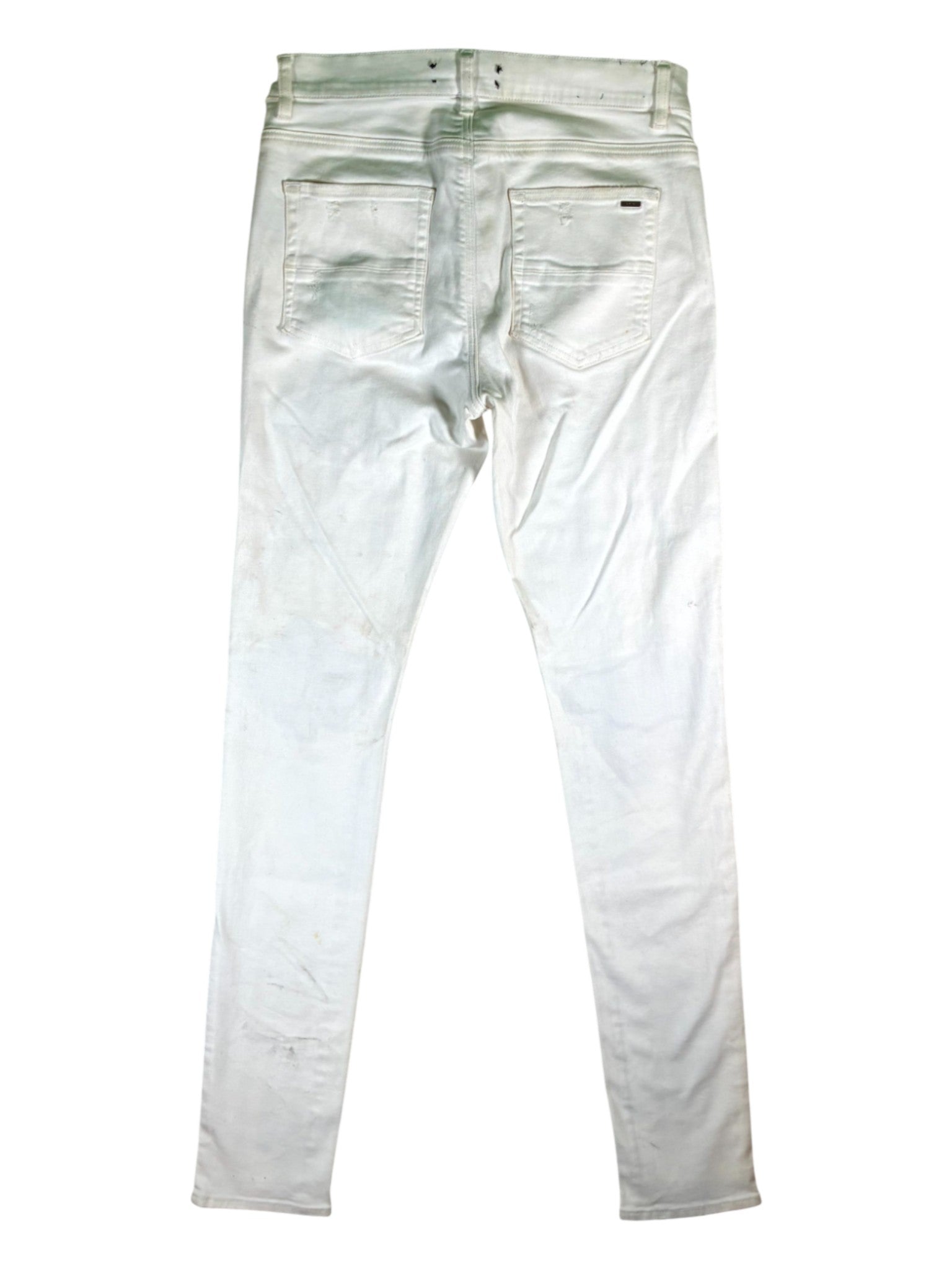 Amiri MX1 Patch White Jeans