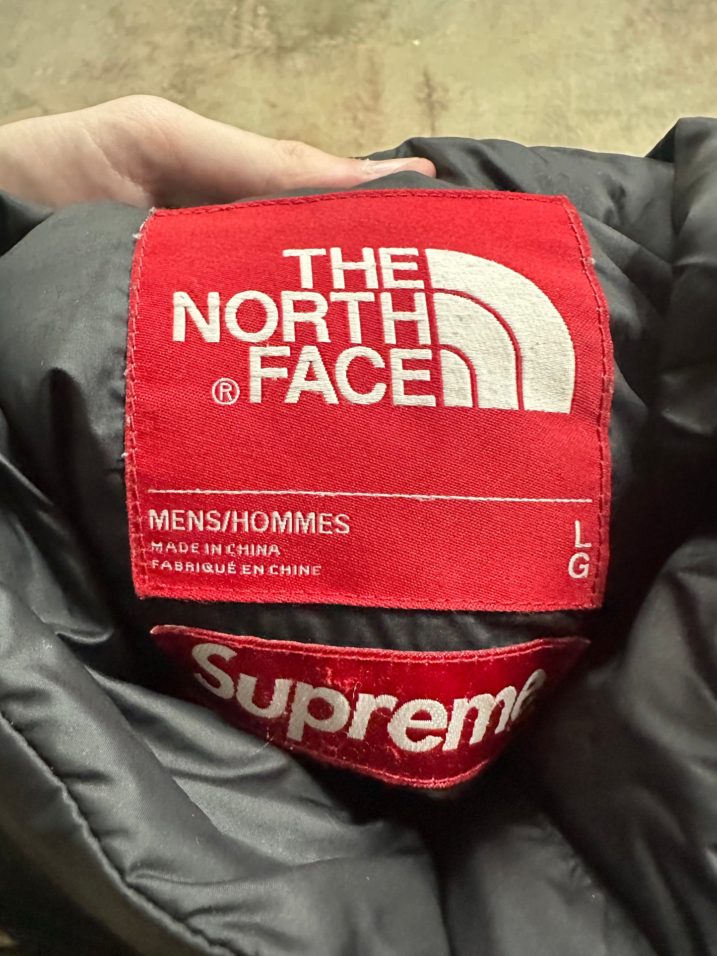 Supreme TNF Leaves Nuptuse Jacket Used Large