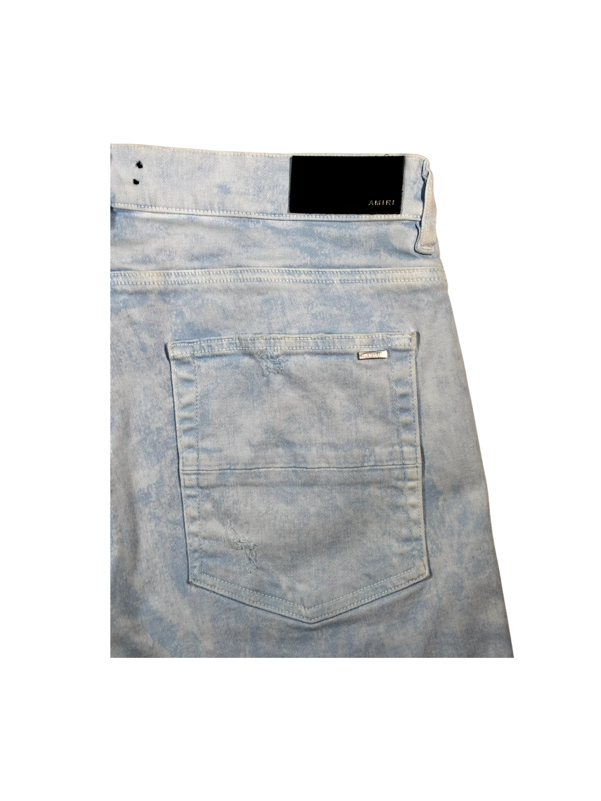 Amiri Patch "MX1" Mineral Wash & Baby Blue Jeans