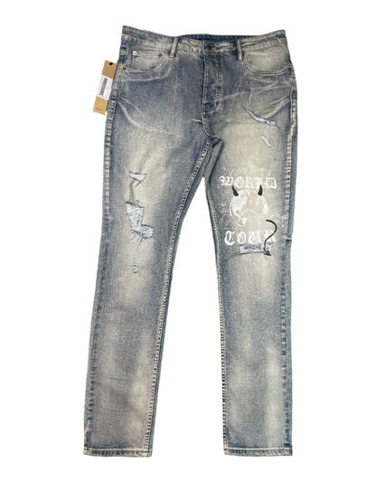 Ksubi KSUBI World Light Wash Blue Jeans