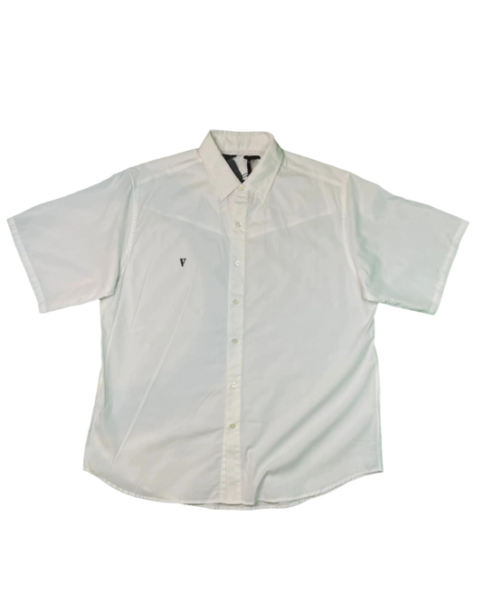 Vlone Button Up White Shirt