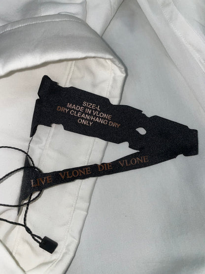 Vlone Button Up White Shirt
