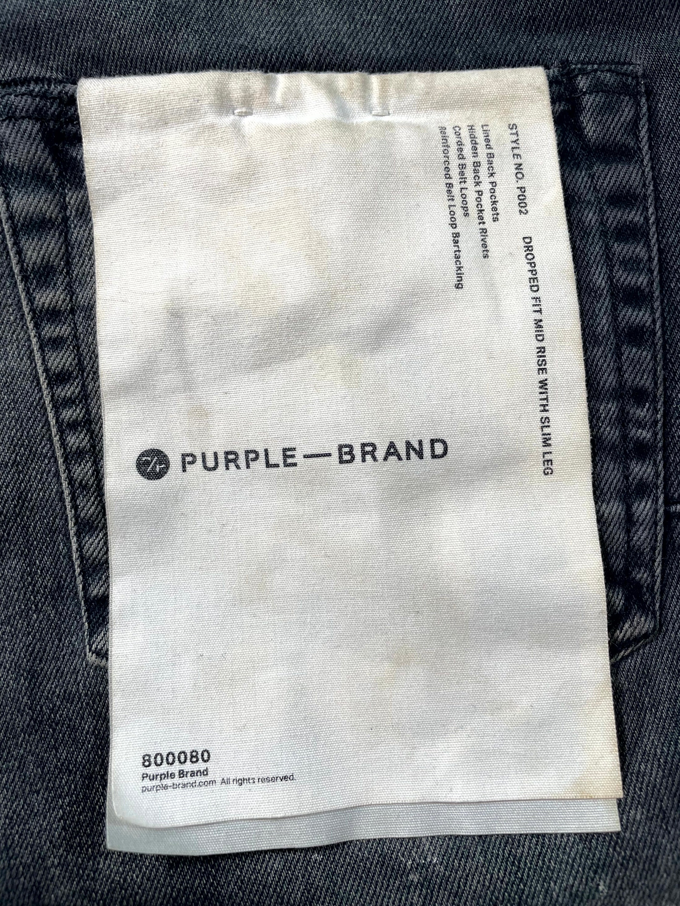Purple Brand Black Jeans