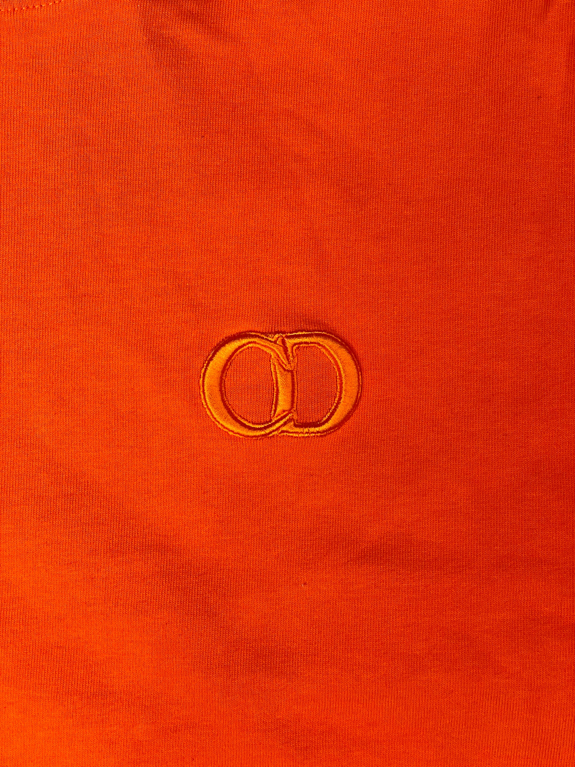 Dior 'CD Icon' T-Shirt Orange