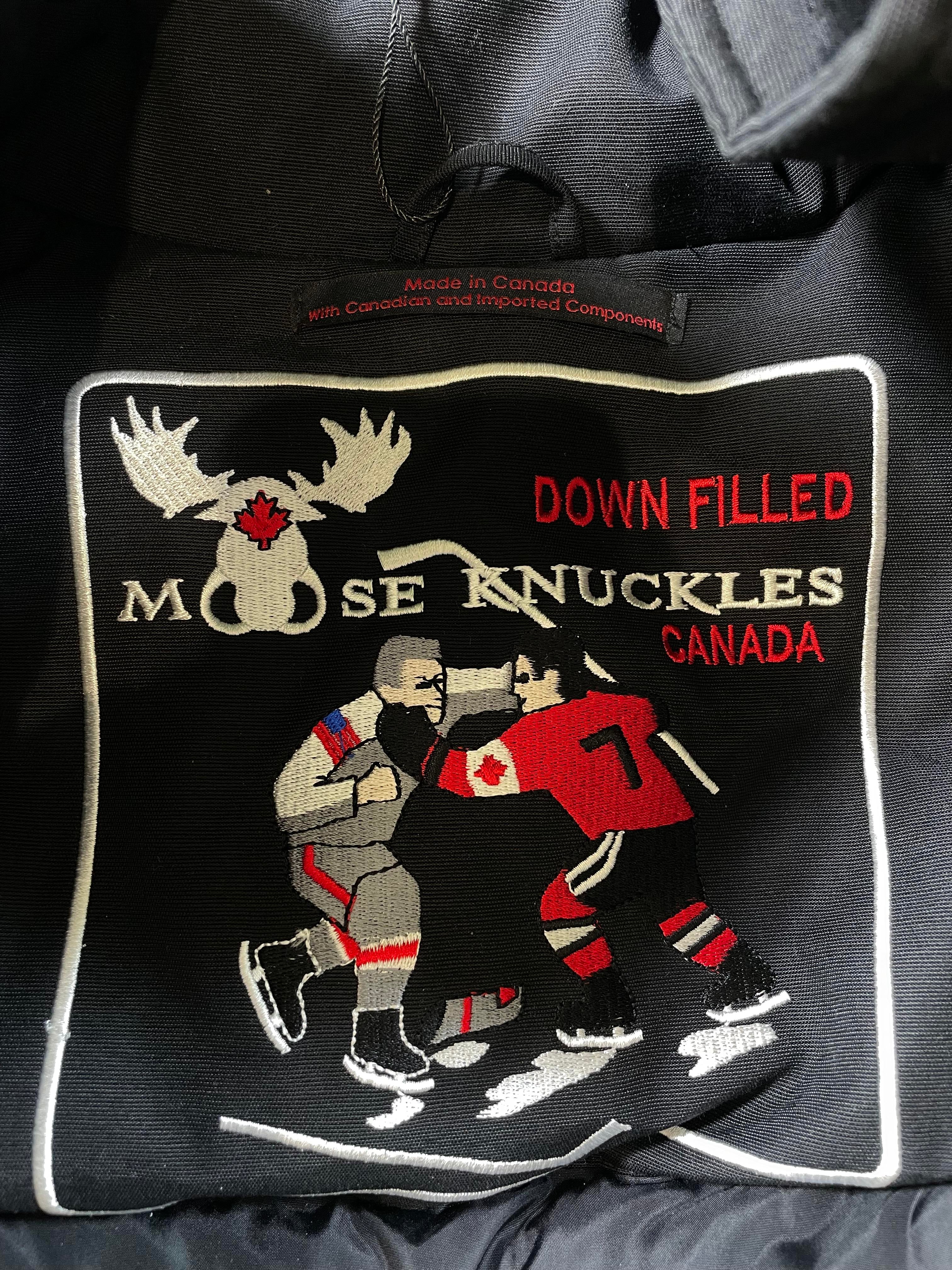 Moose Knuckles 3Q Black Black Fur Jacket