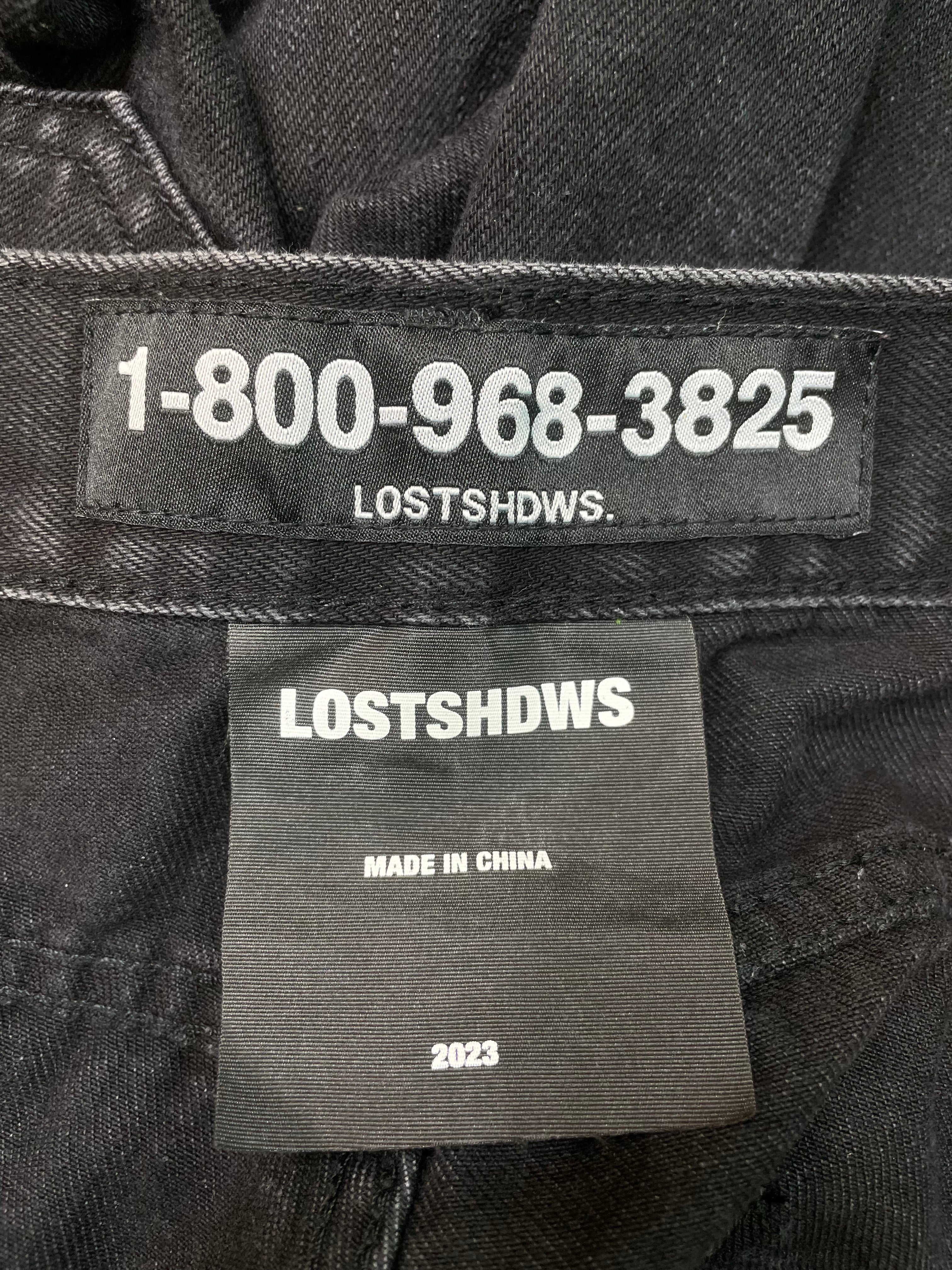 LOSTSHDWS Black & Green Jeans