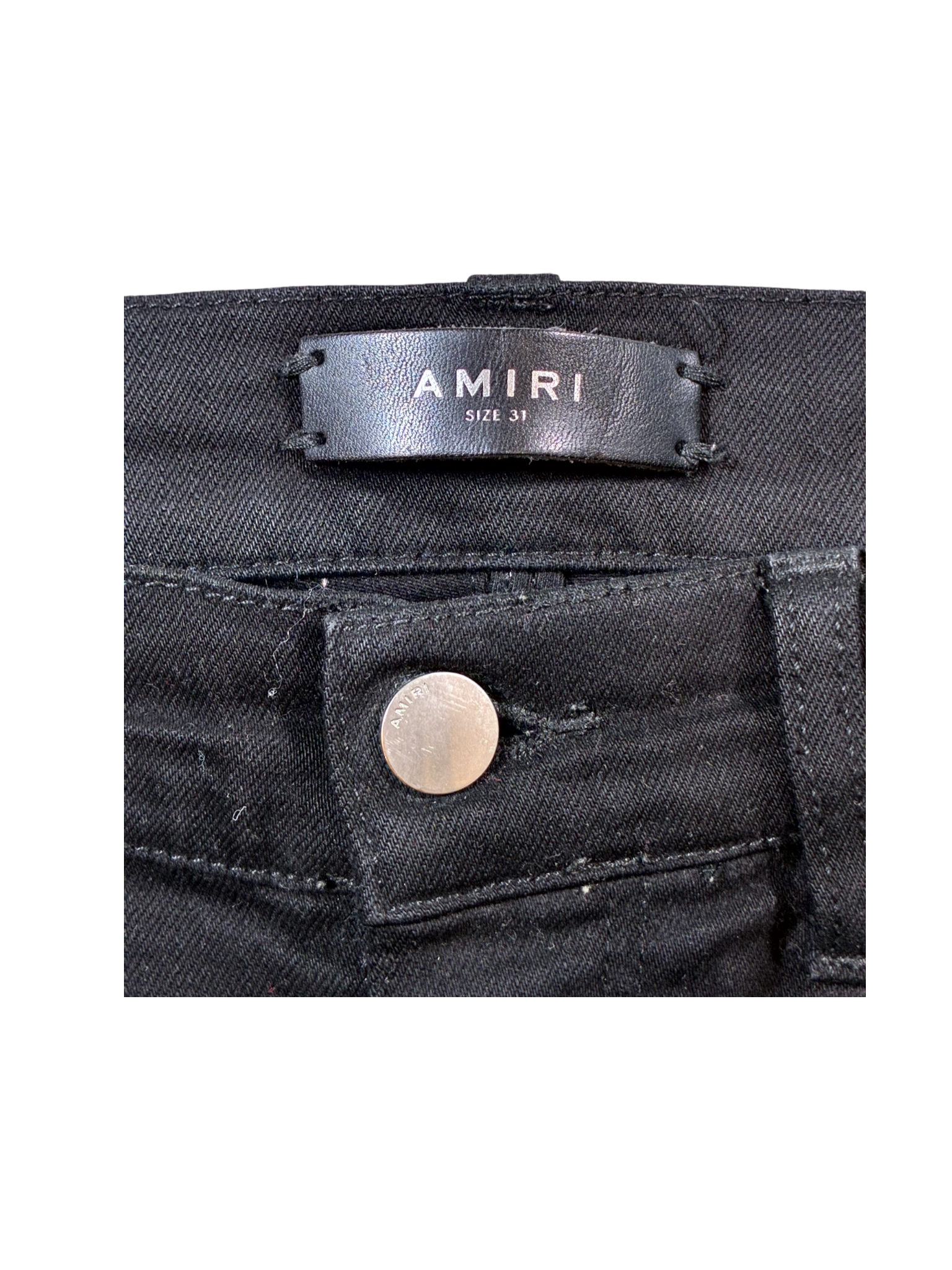 Amiri Stripe Thrasher Black & Red Jeans