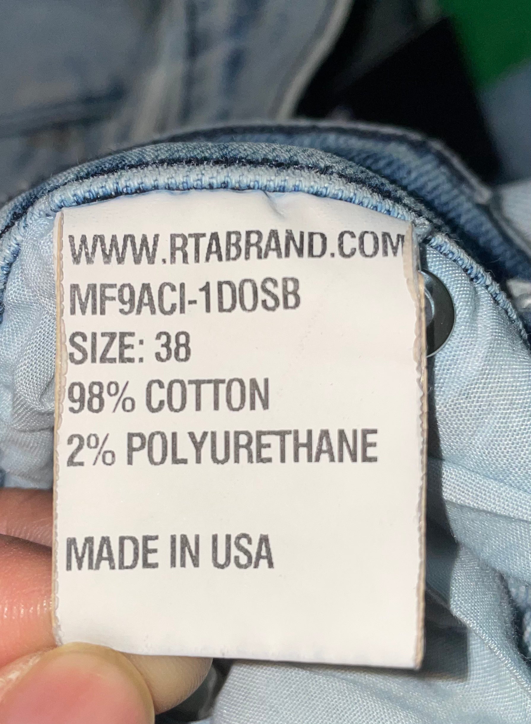 RTA Cross Blue Jeans