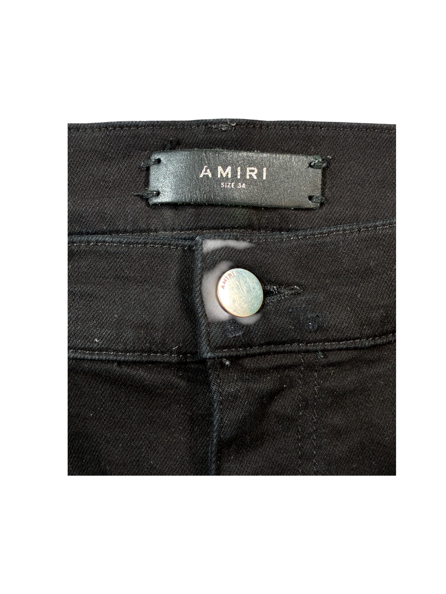 Amiri Stripe Used Jeans  Black & White Jeans