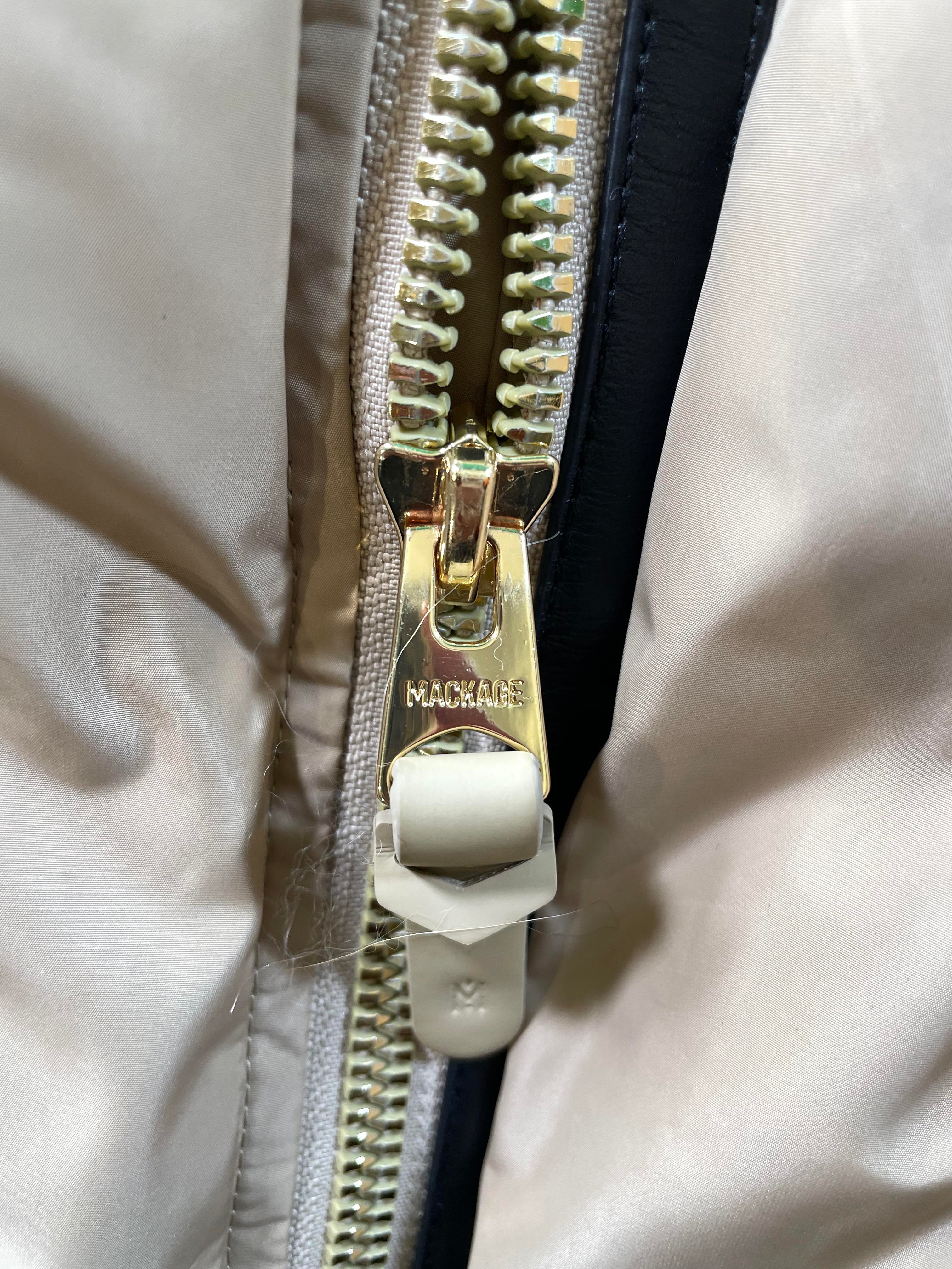 Mackage Adali Brown Fur Beige Jacket