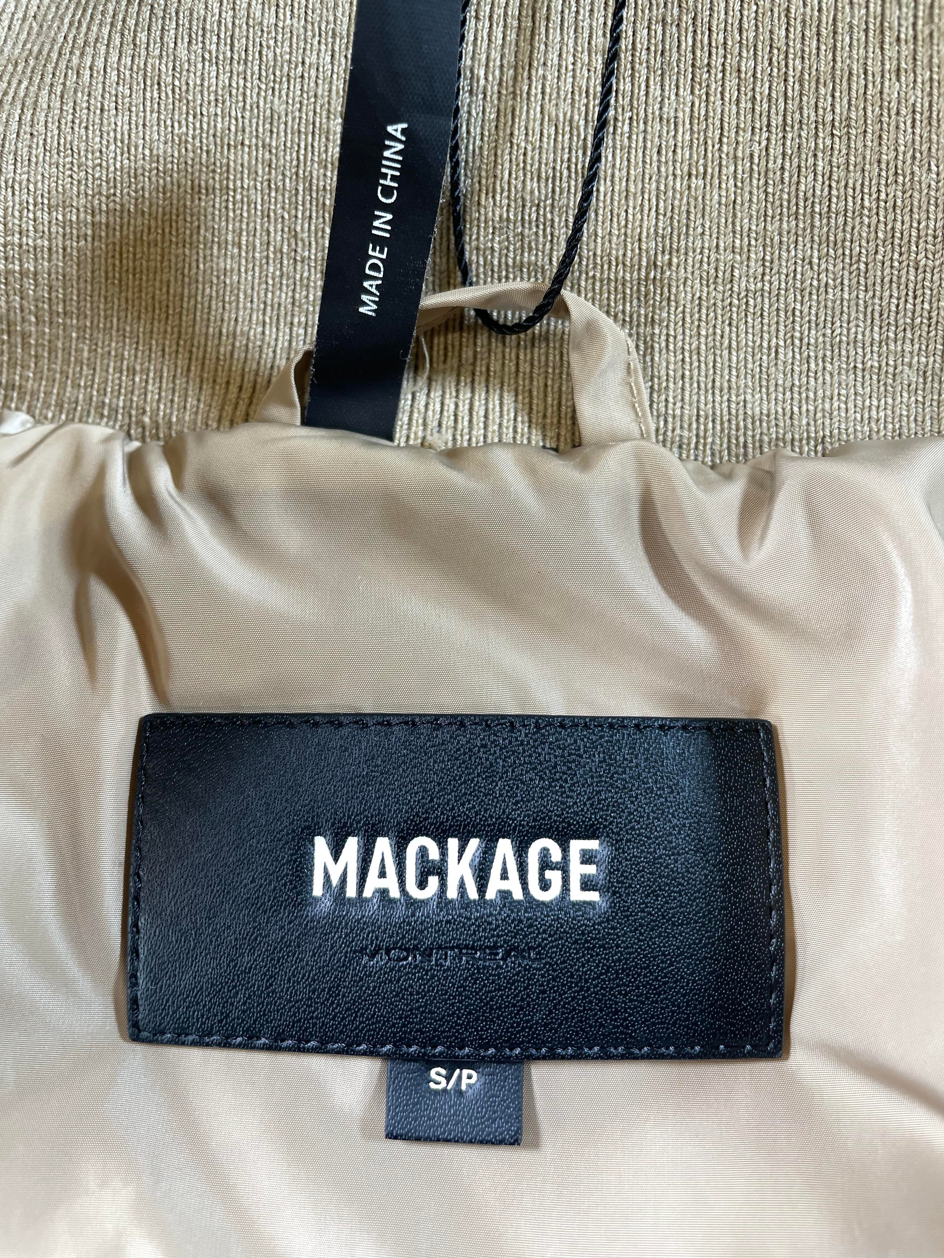Mackage Adali Brown Fur Beige Jacket