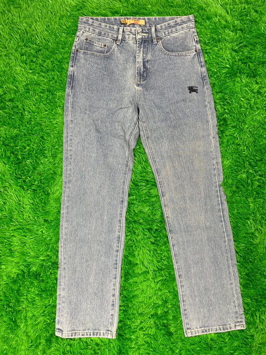 Supreme Burberry Jeans Light Wash 30 Used