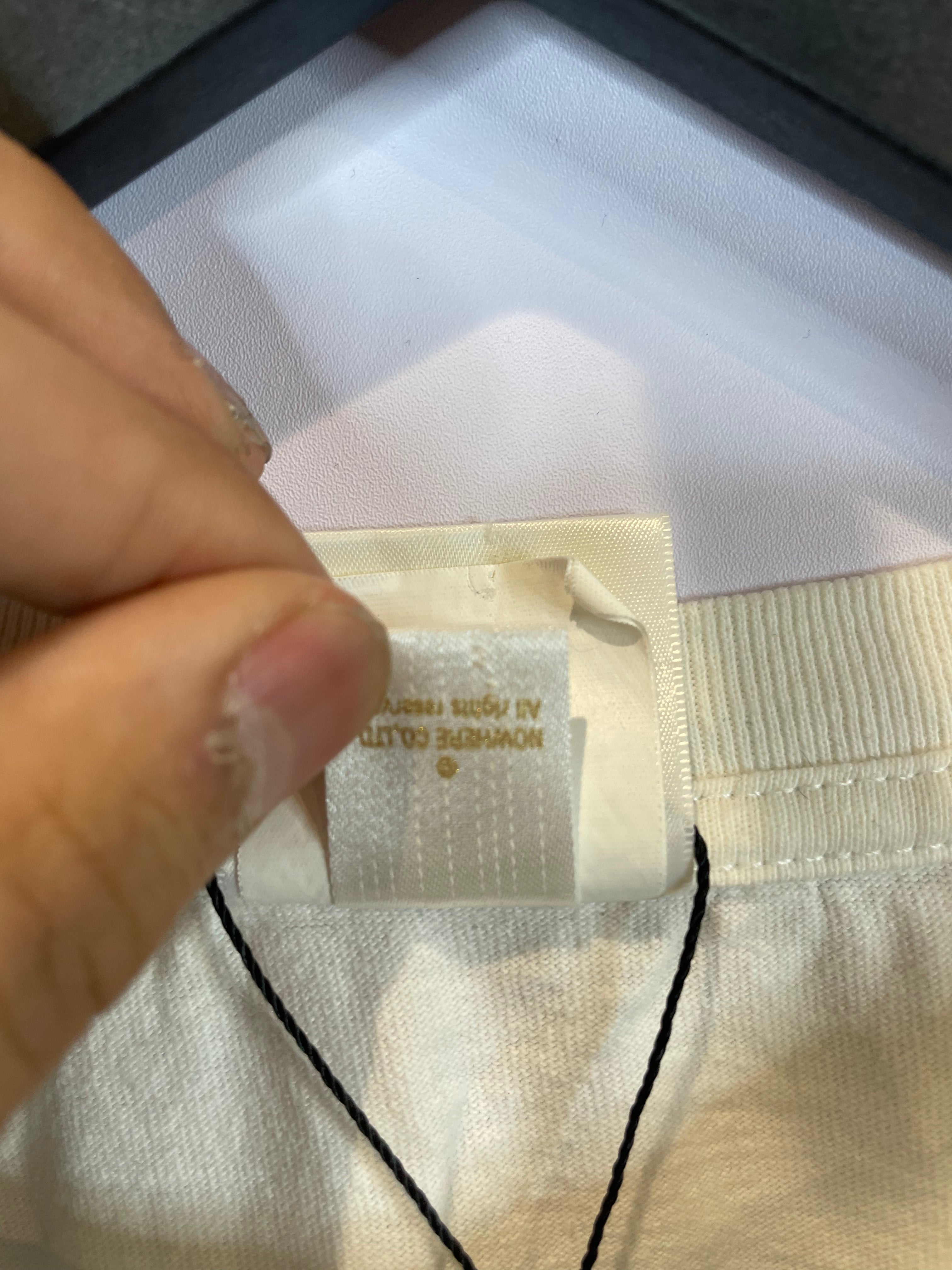 BAPE Zip Shark Tee White Multi Camo Used Large