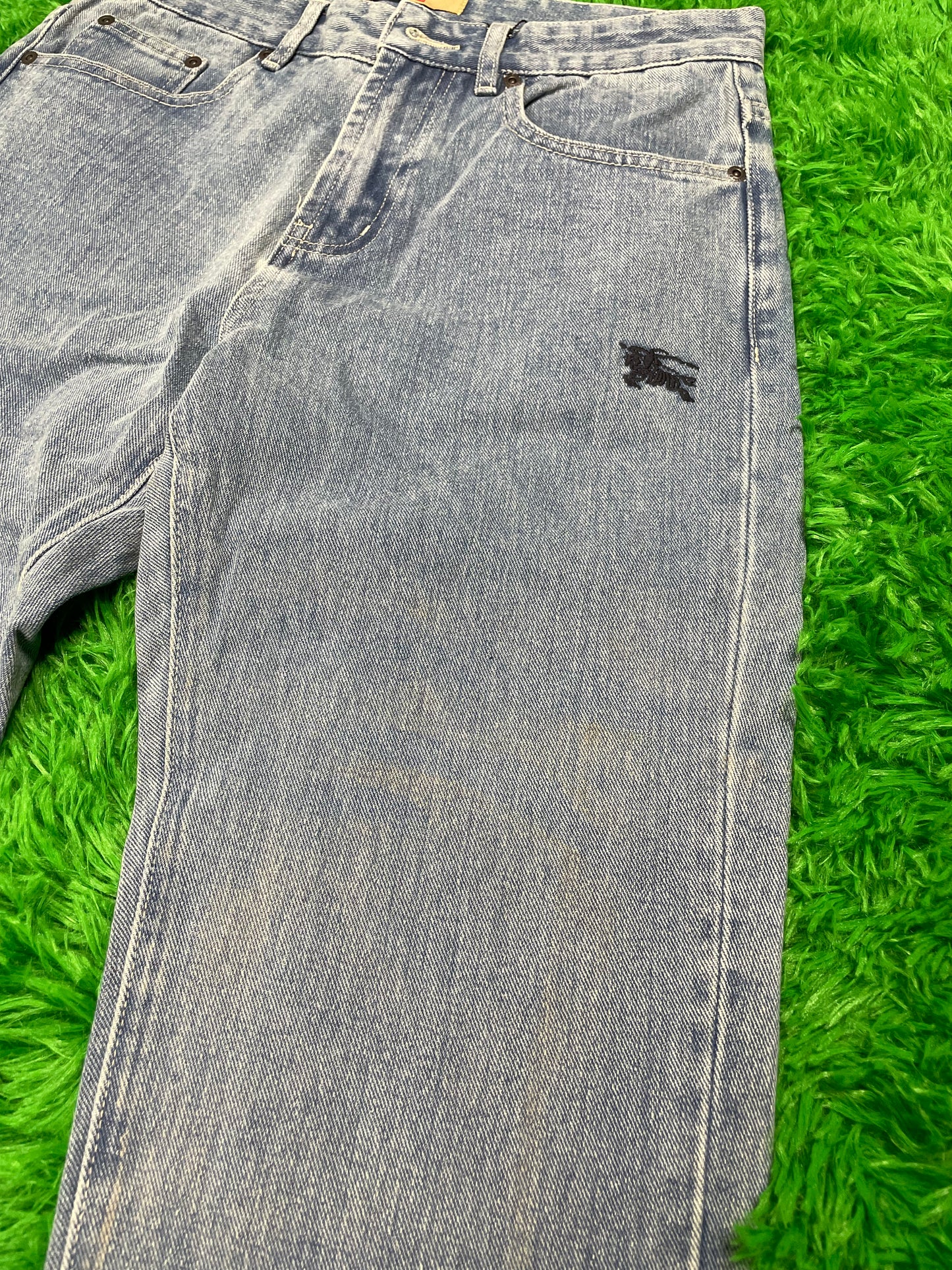 Supreme Burberry Jeans Light Wash 30 Used