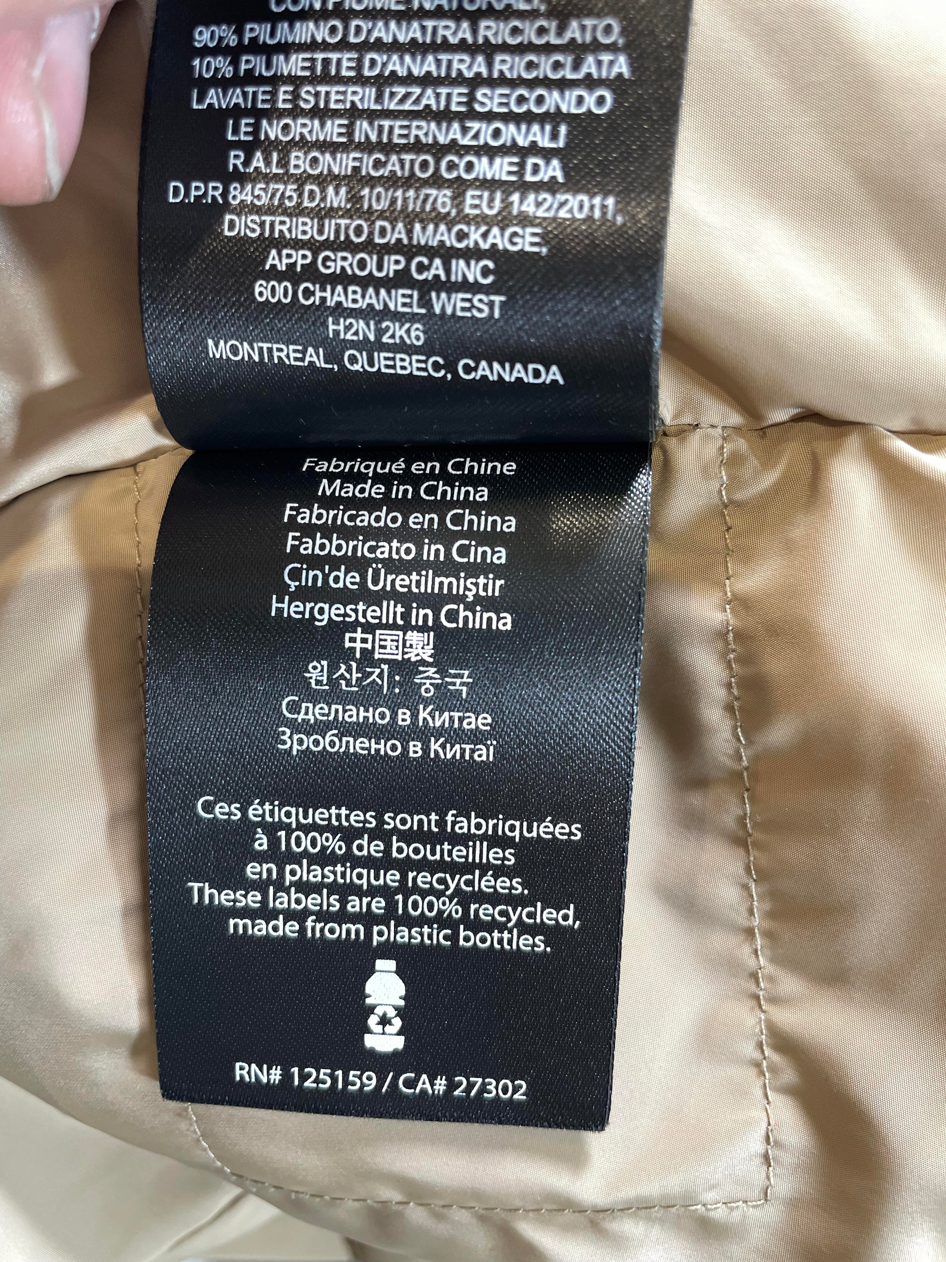 Mackage Adali Brown Fur Beige Jacket