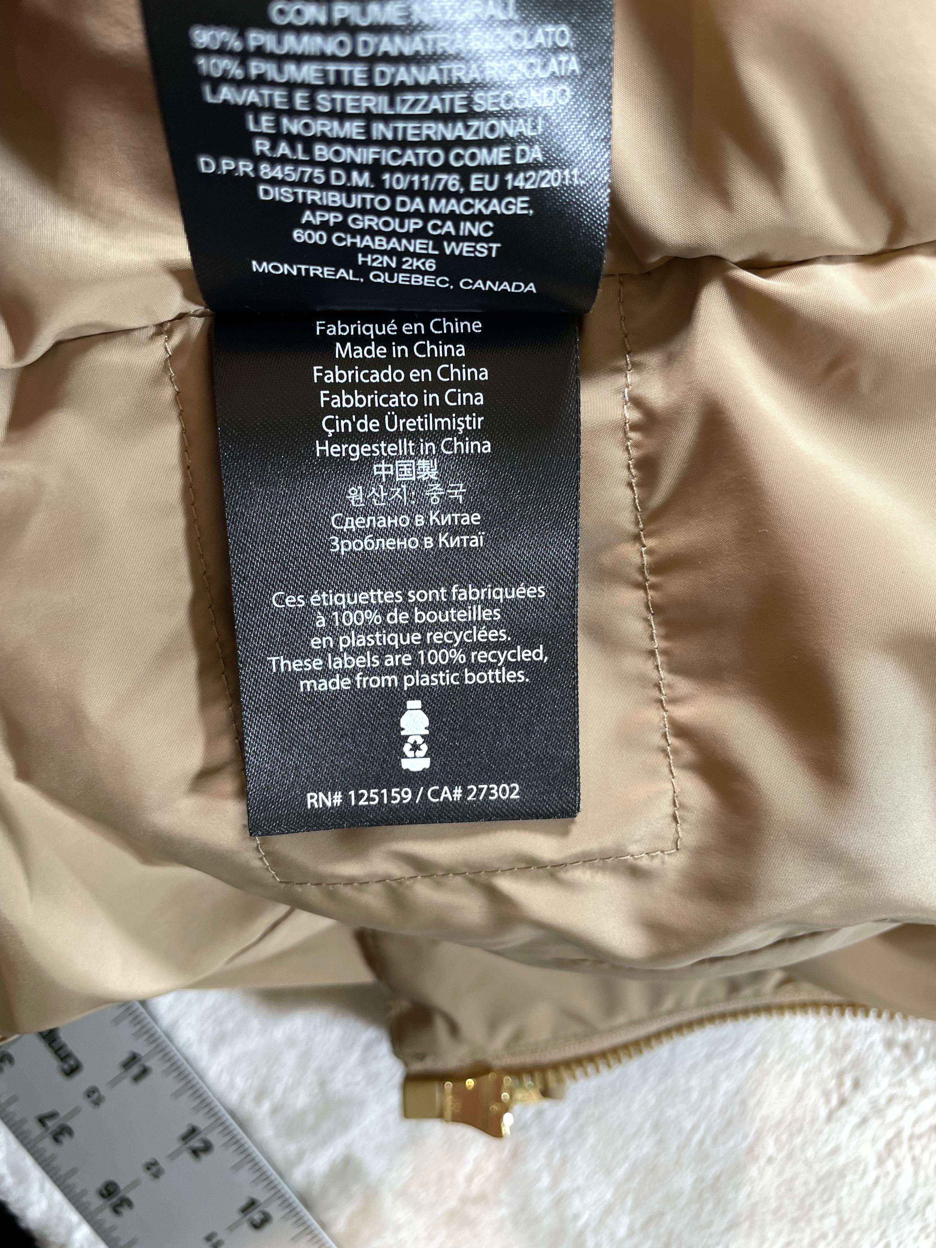 Mackage Adali Brown Fur Beige Jacket