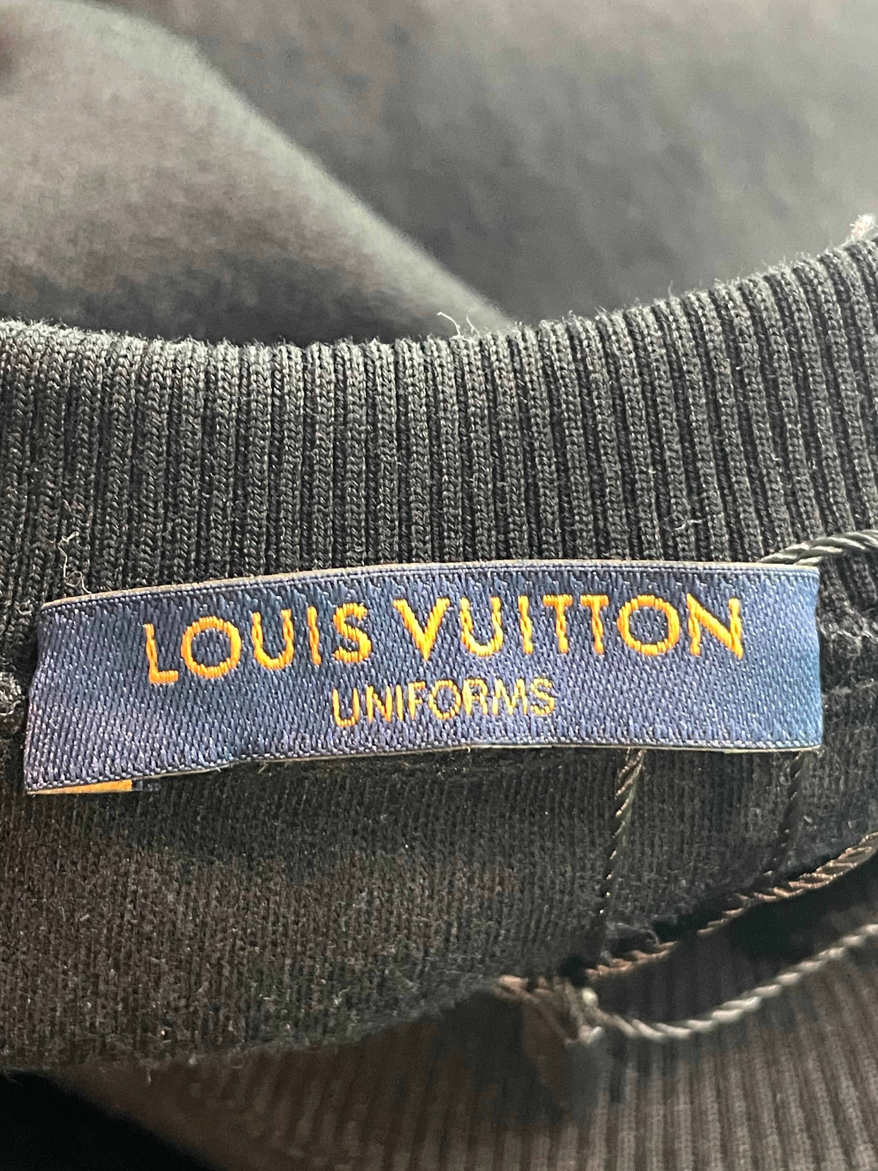 Louis Vuitton Crewneck Black Uniform