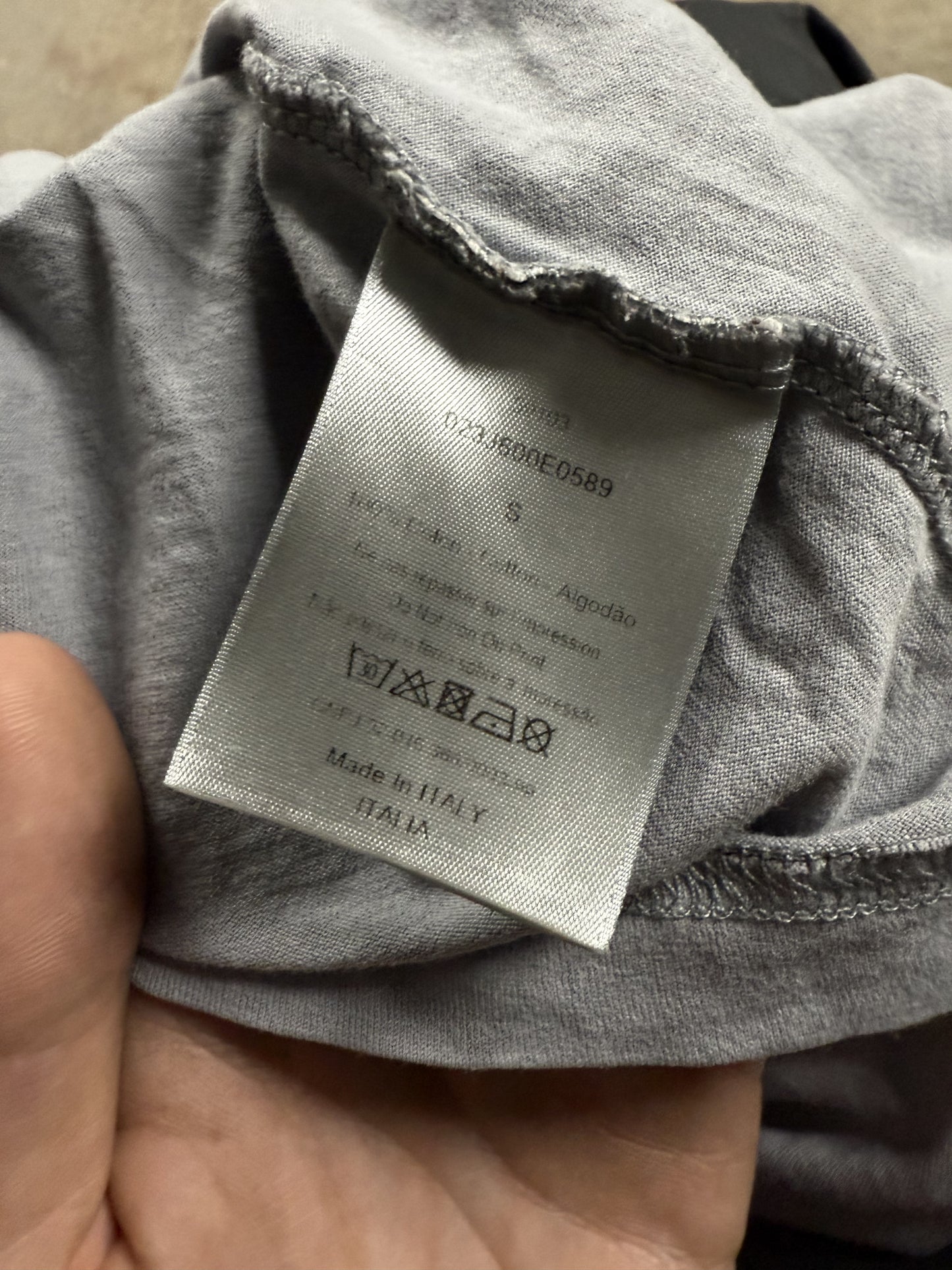 Dior Daniel Arsham Tee Powder Blue (Holes) Used Small