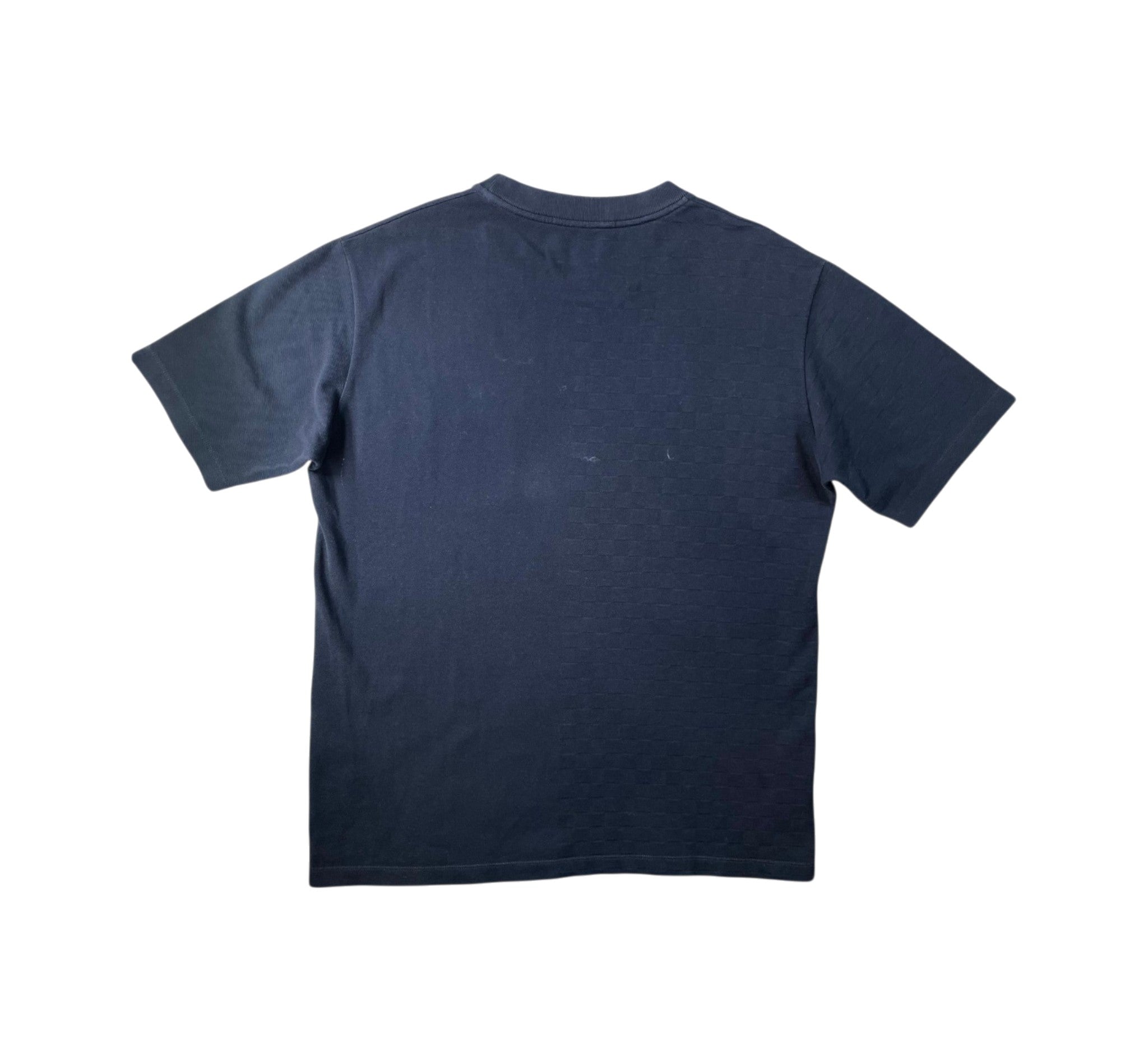 Louis Vuitton "Damier Knit" Navy Tee