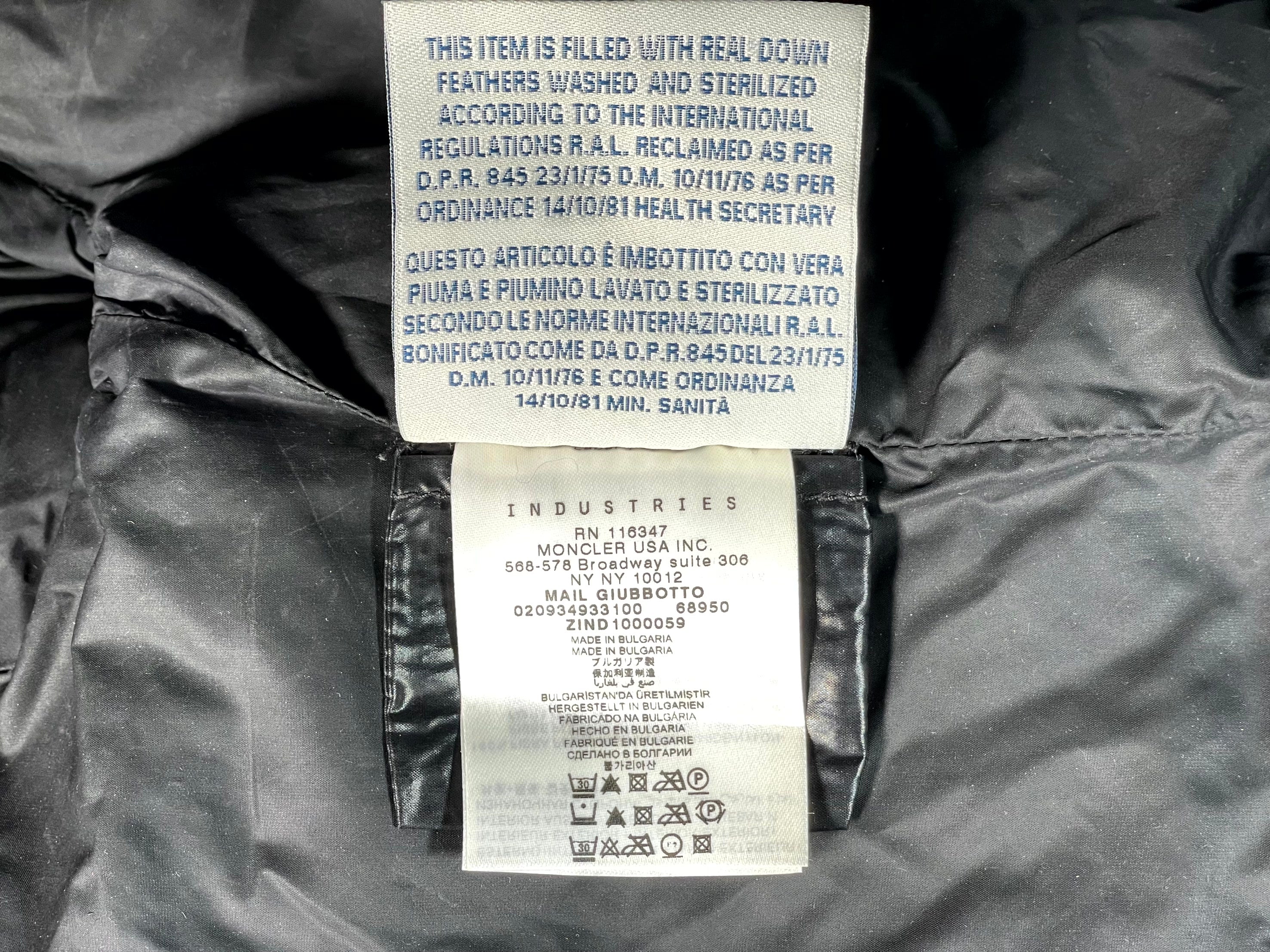 Moncler Long Black Jacket