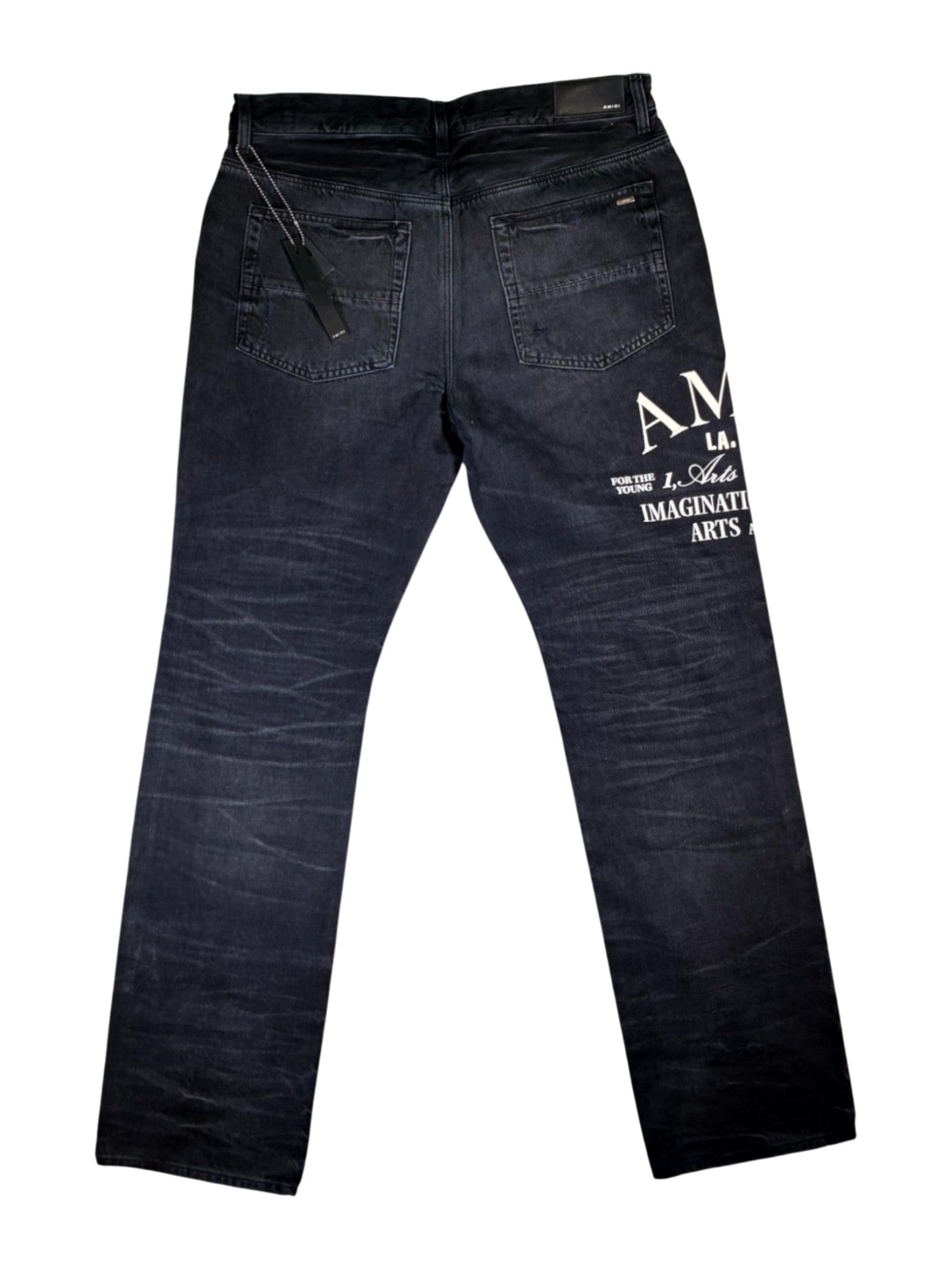 Amiri Varsity Slim Black Jeans
