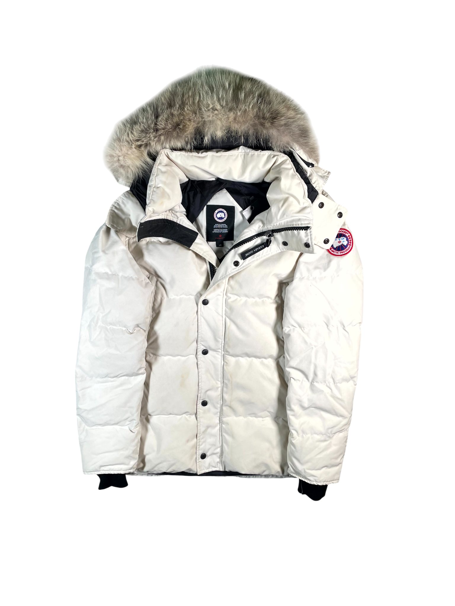 Canada Goose White Jacket