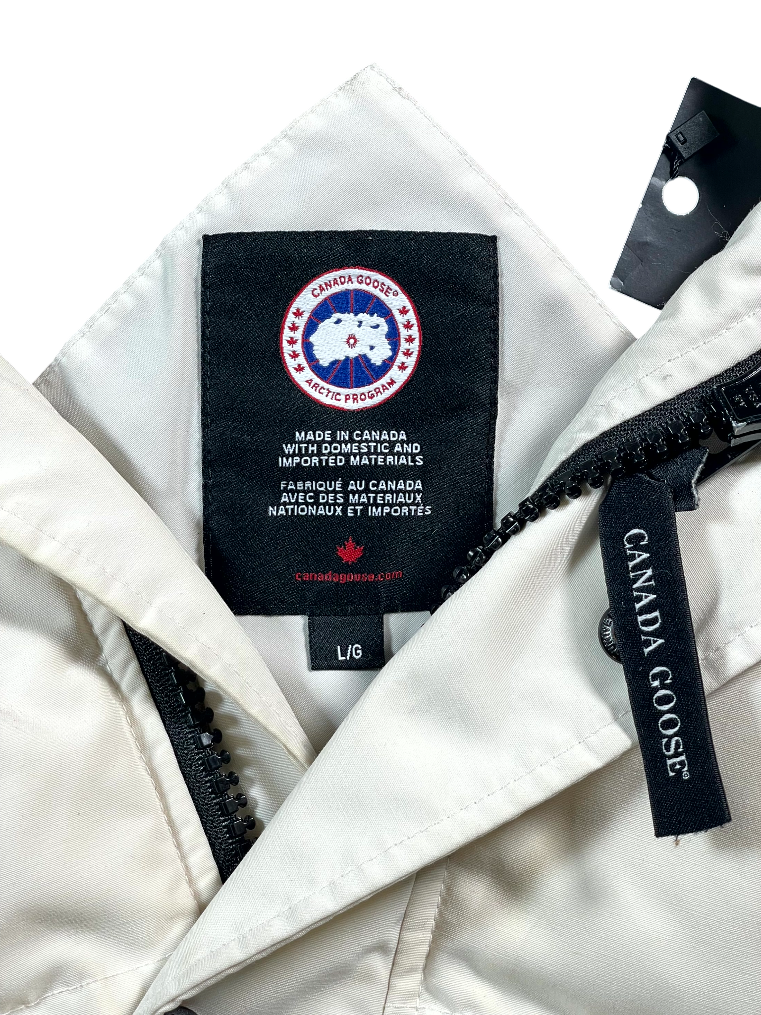Canada Goose White Jacket