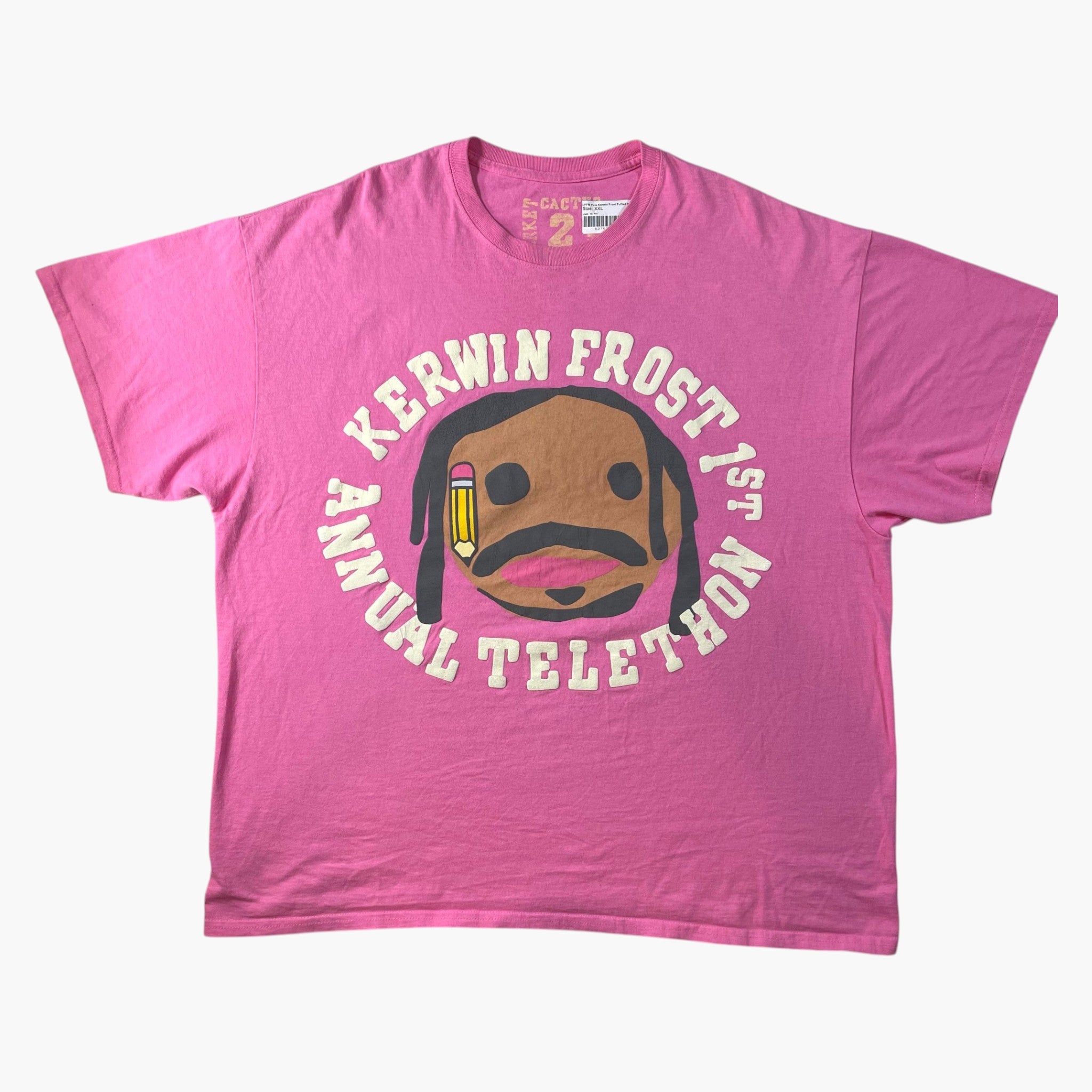 CPFM Kerwin Frost Puffed Print Pink Tee