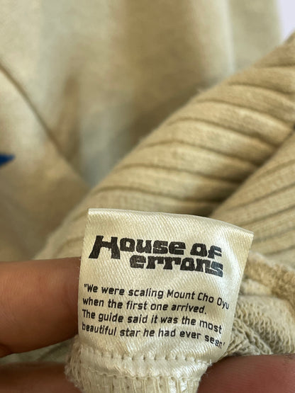 House Of Errors Eye Hoodie Cream Multi New Medium