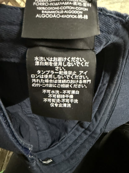 Balenciaga Cap Navy White BB Used Large