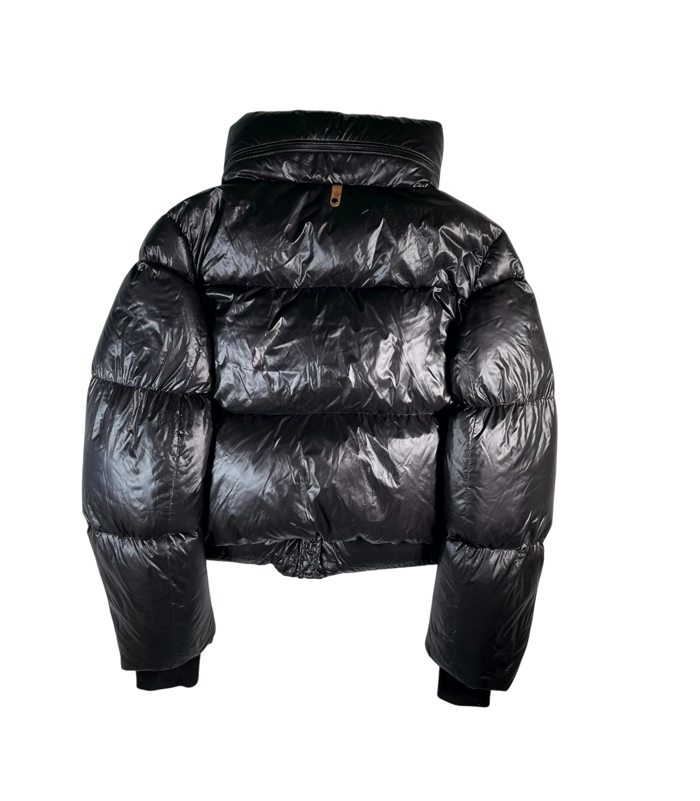 Mackage Puffer Women's Cropped Bomber Black Jacket