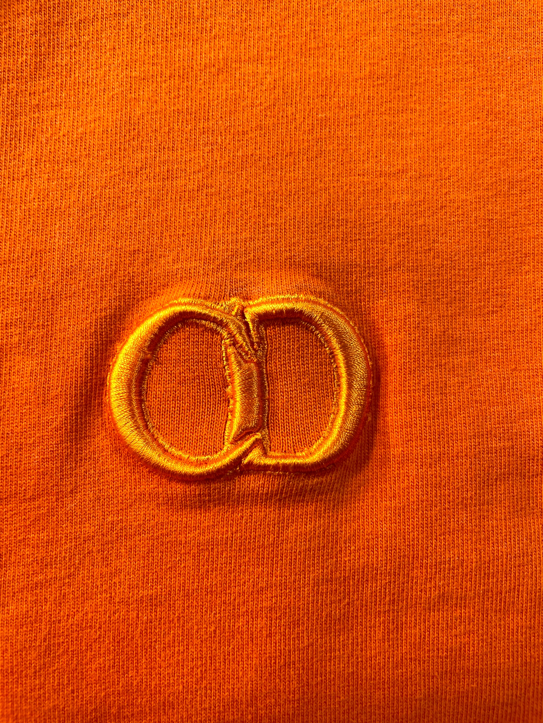 Dior "CD Logo" Orange Tee
