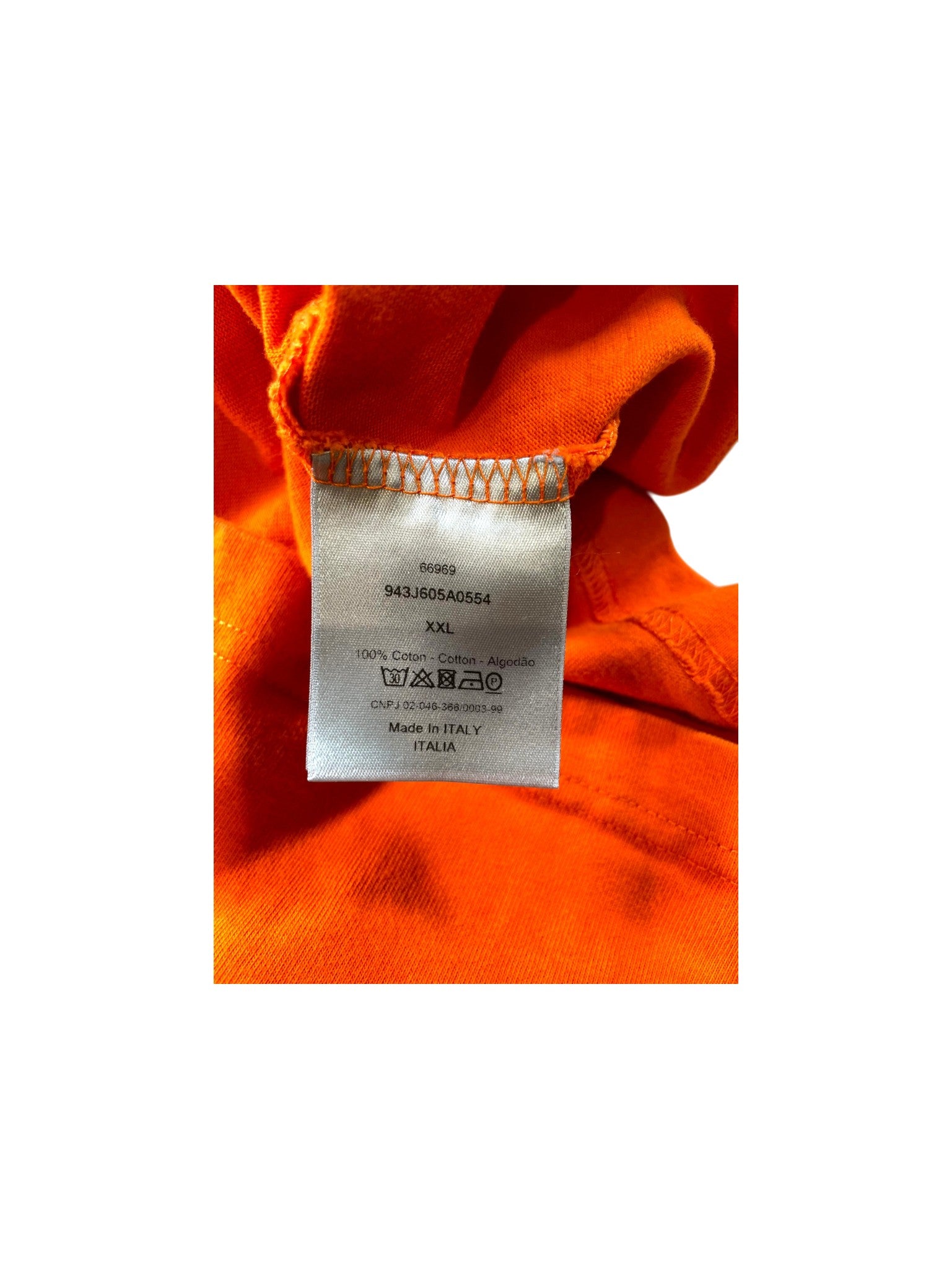 Dior "CD Logo" Orange Tee