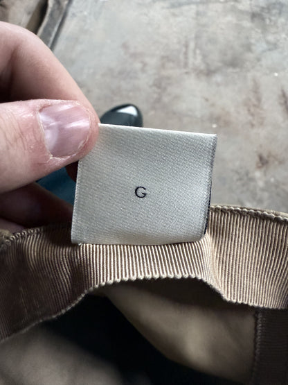 Gucci Cap Monogram Beige Nylon Used Large