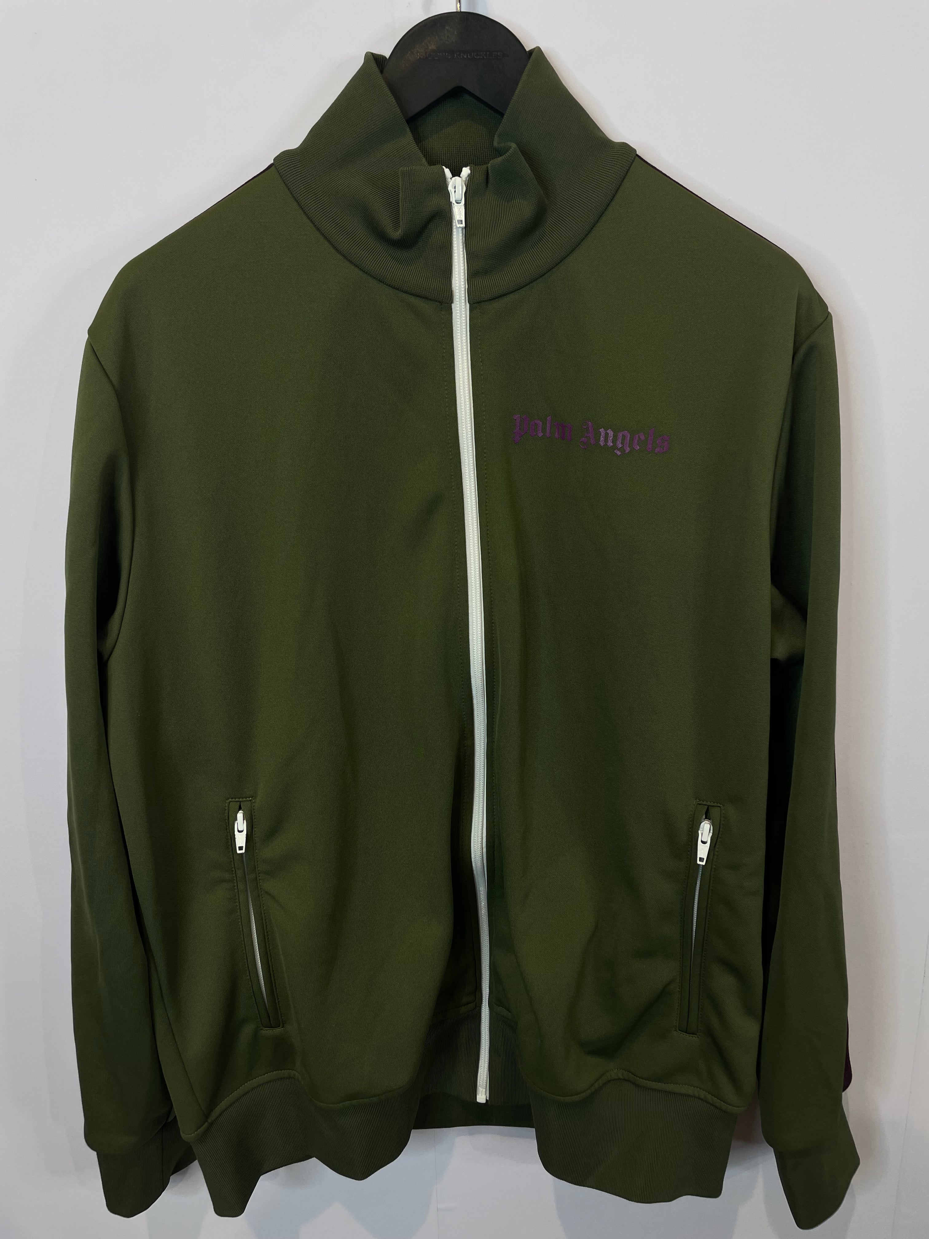 Palm Angels Track Jacket Green Purple Used XXL