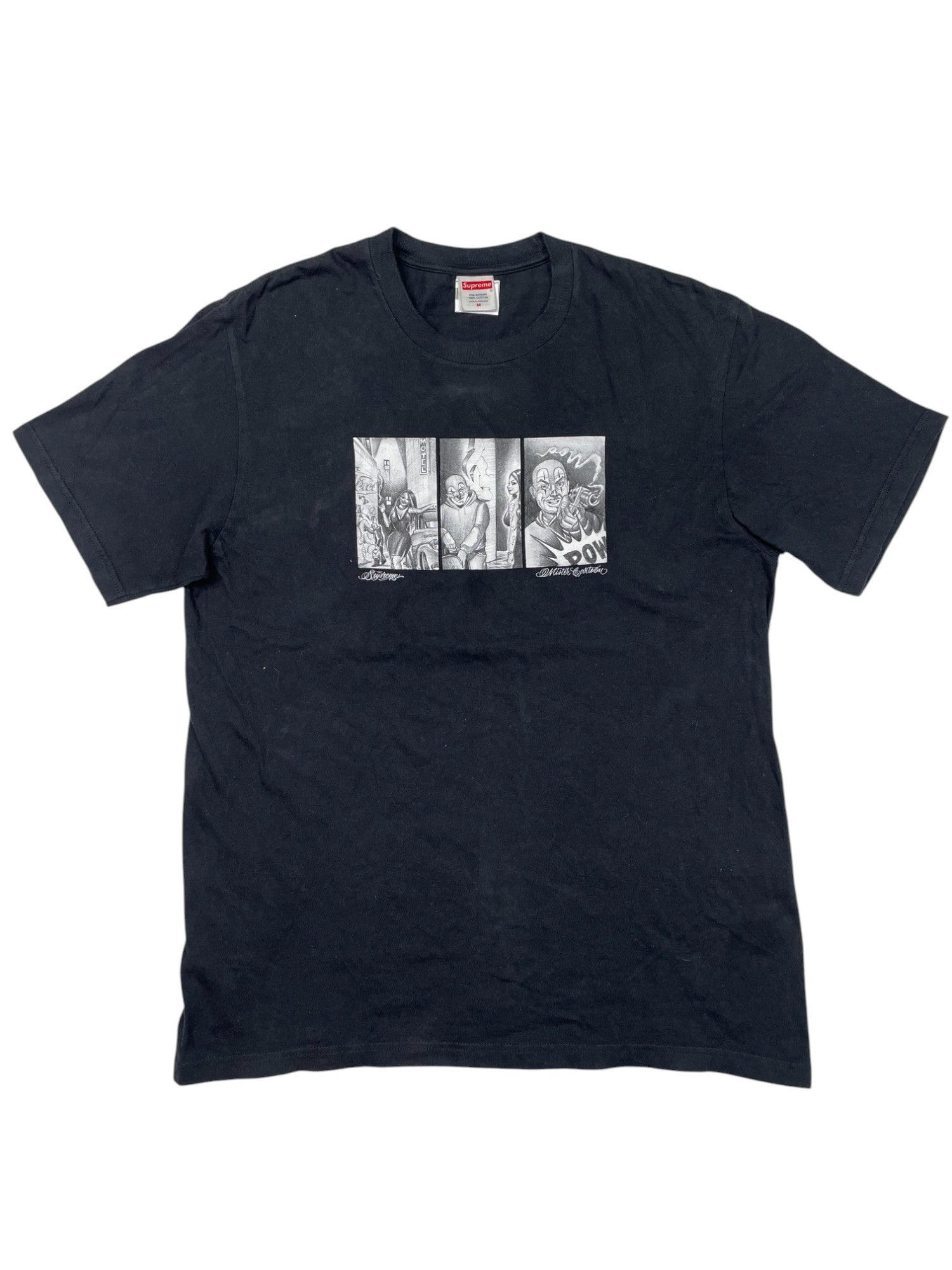 Supreme Comic Black Tee