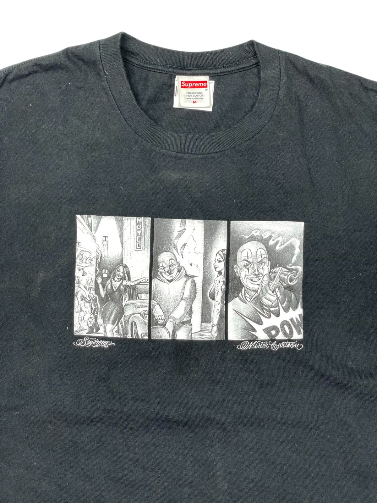 Supreme Comic Black Tee