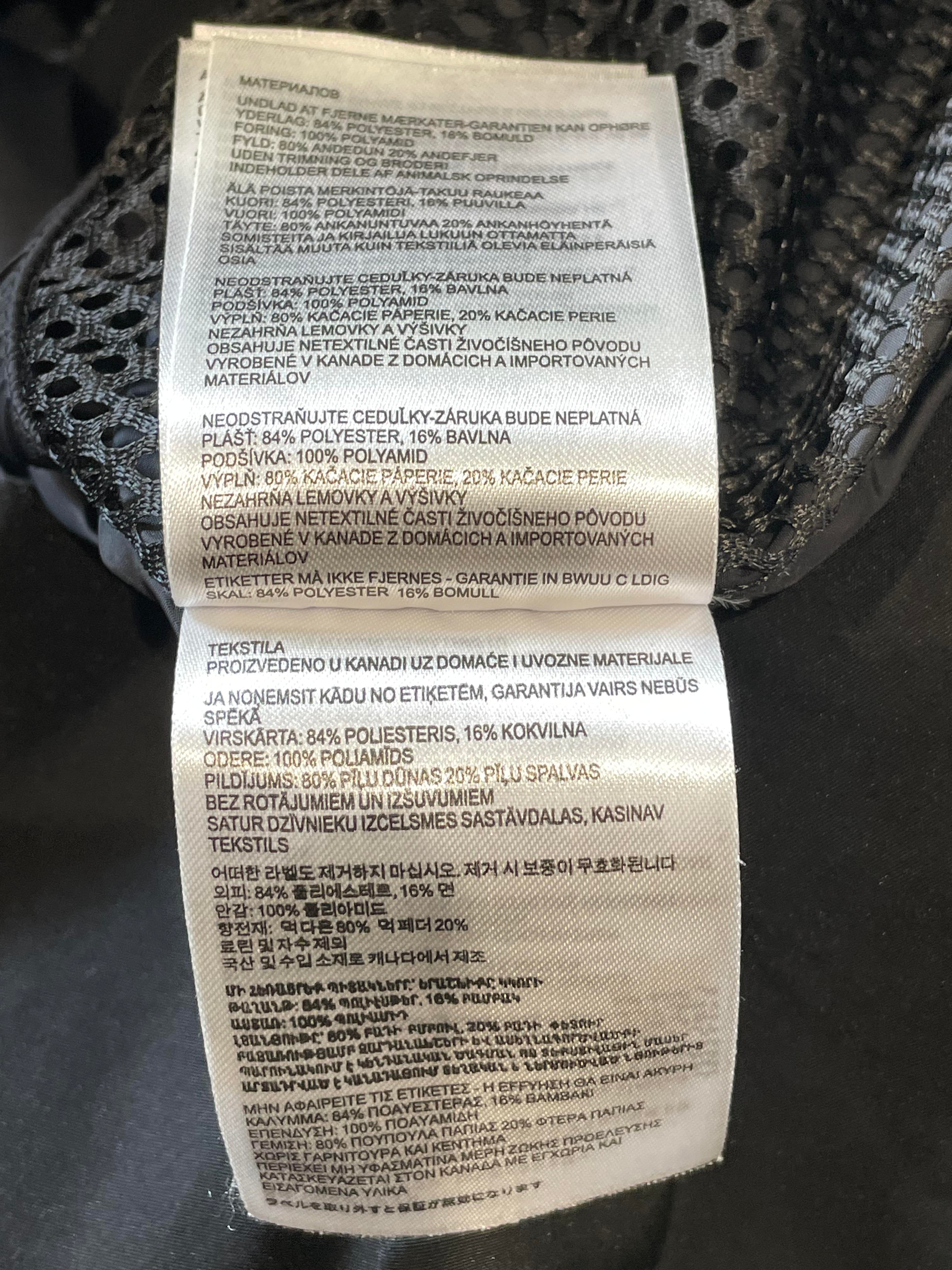 Canada Goose Black Parka Jacket
