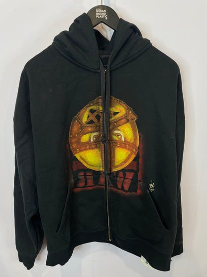 Travis WWE Zip Up Black New XXL
