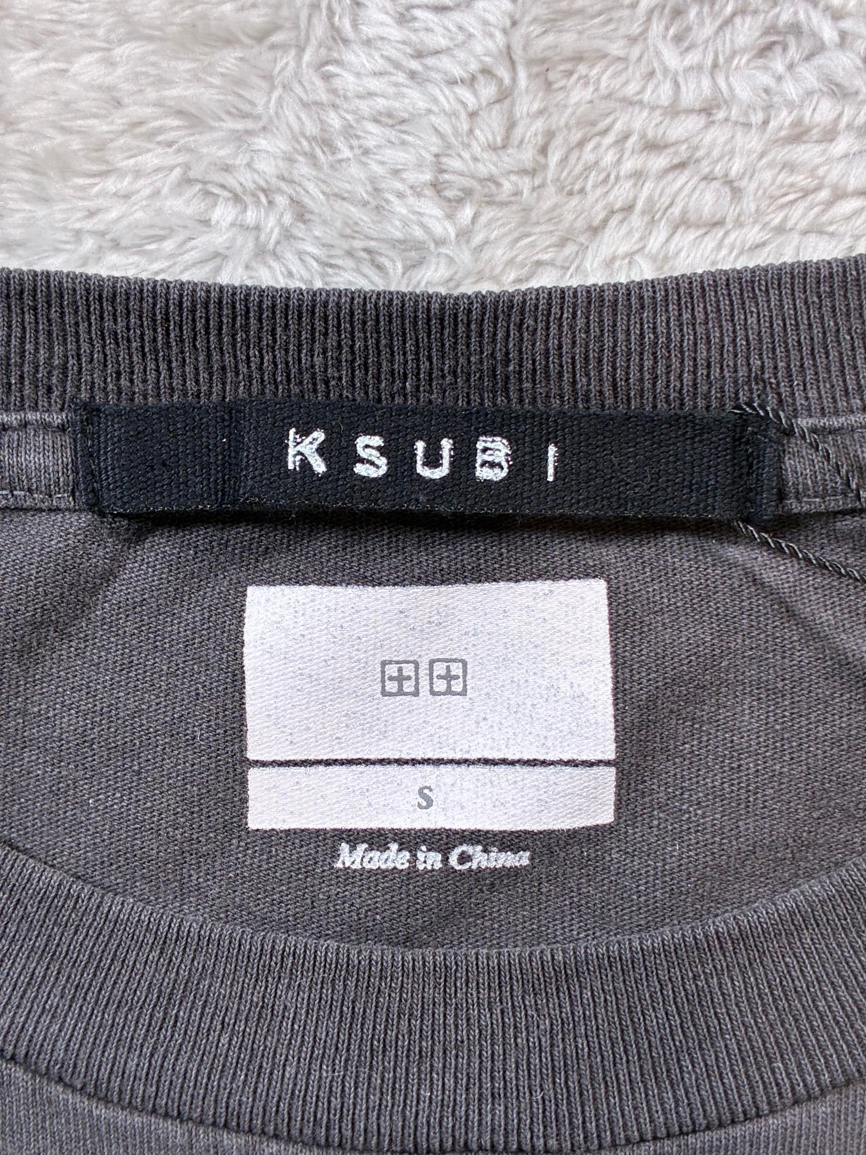 Ksubi Rose Butterfly Grey Tee
