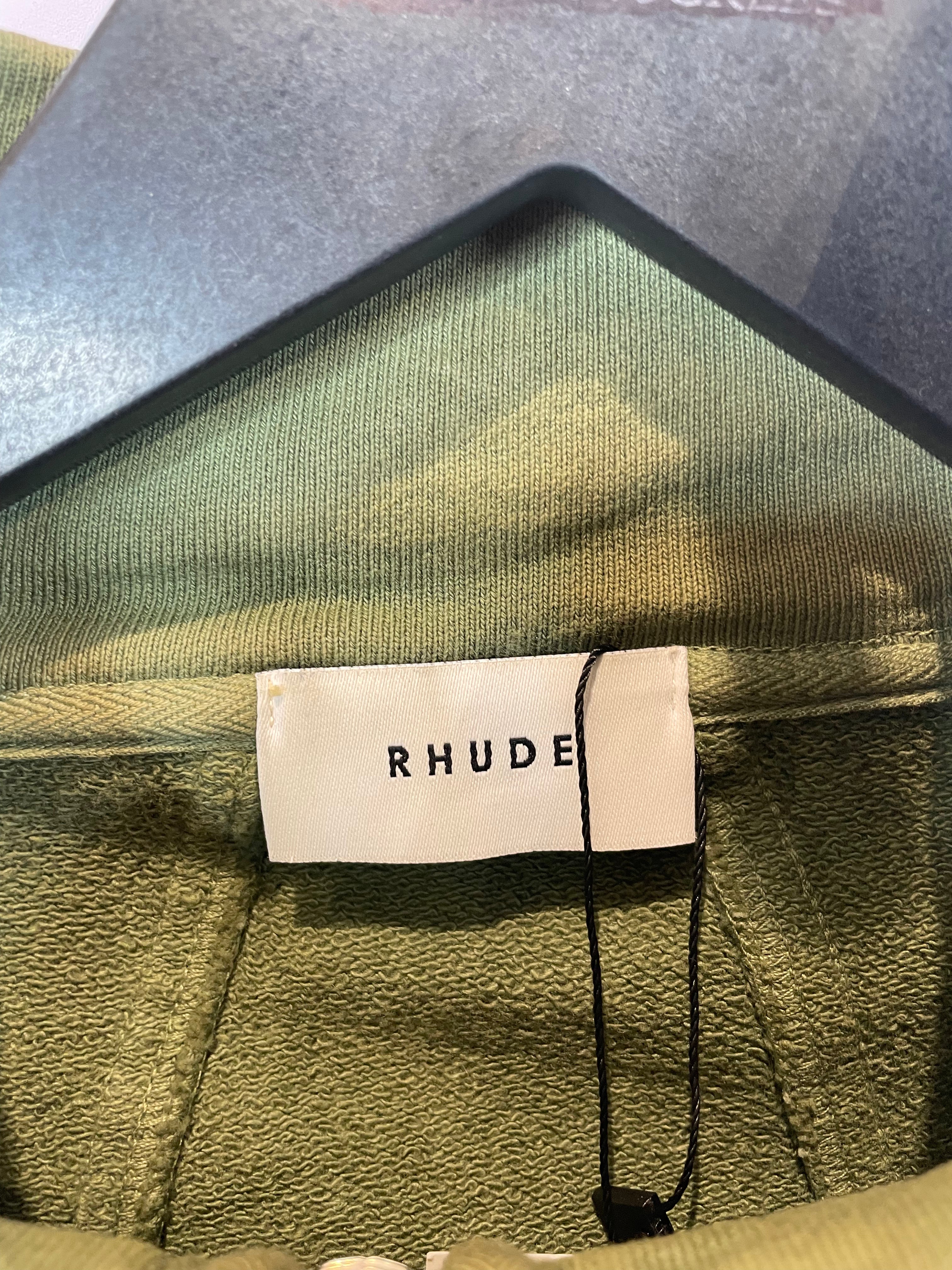 Rhude Olive Quarter Zip Used Medium