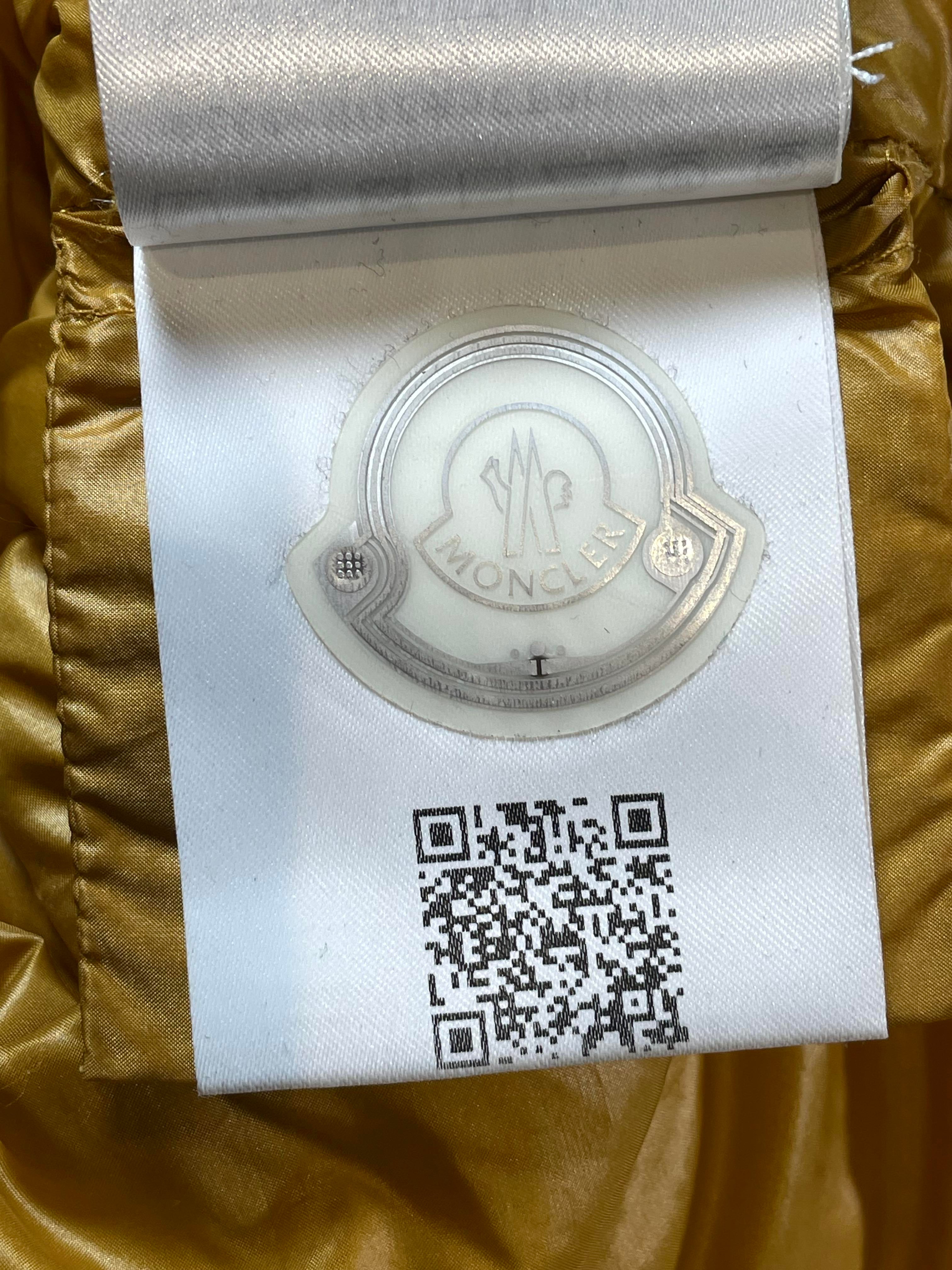Moncler Seritte Giubbotto Yellow Puffer Jacket