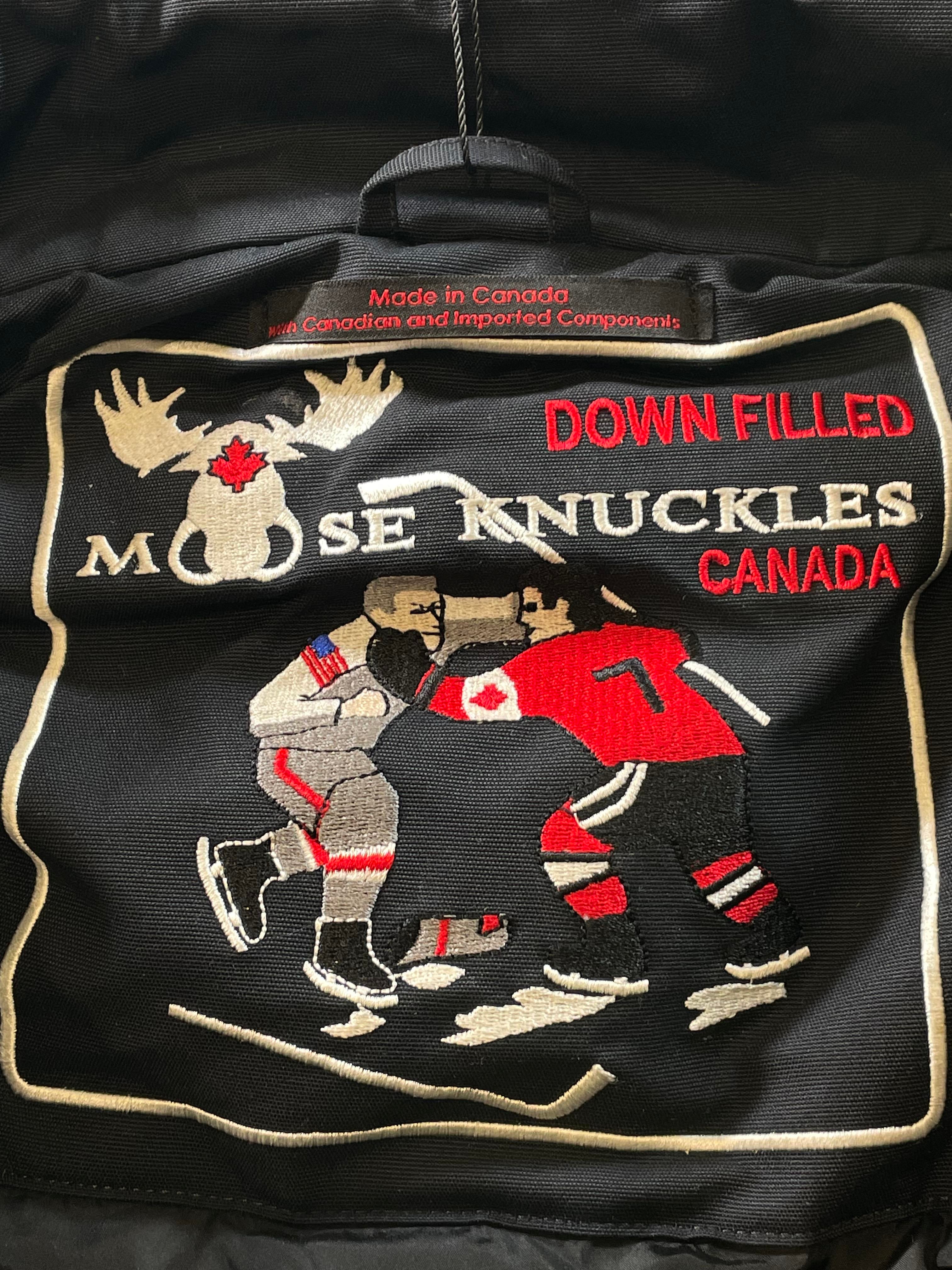 Moose Knuckles 3Q Black Fur Black Jacket