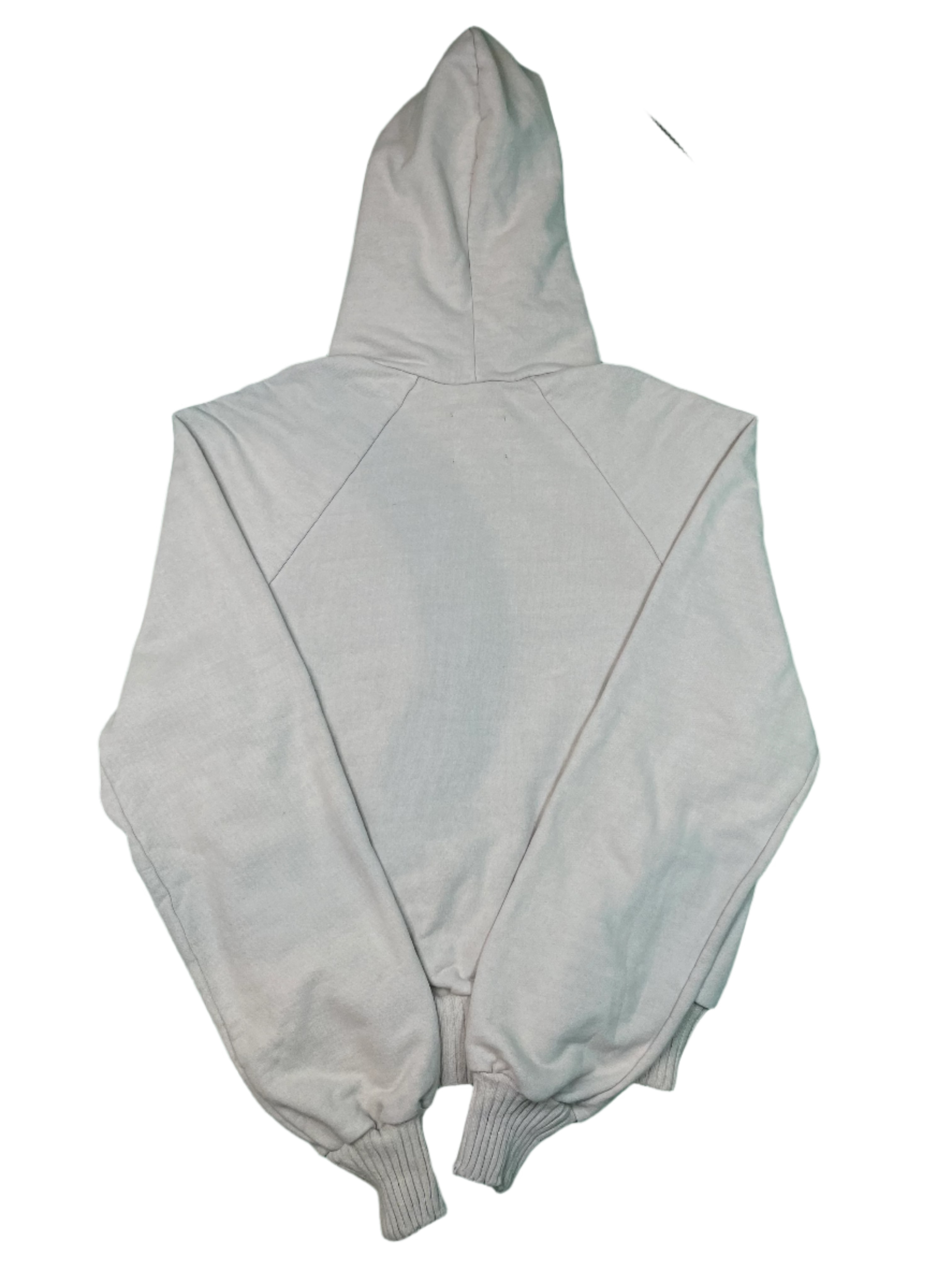 House Of Errors Multicolor Hands Zip Up Cream Hoodie