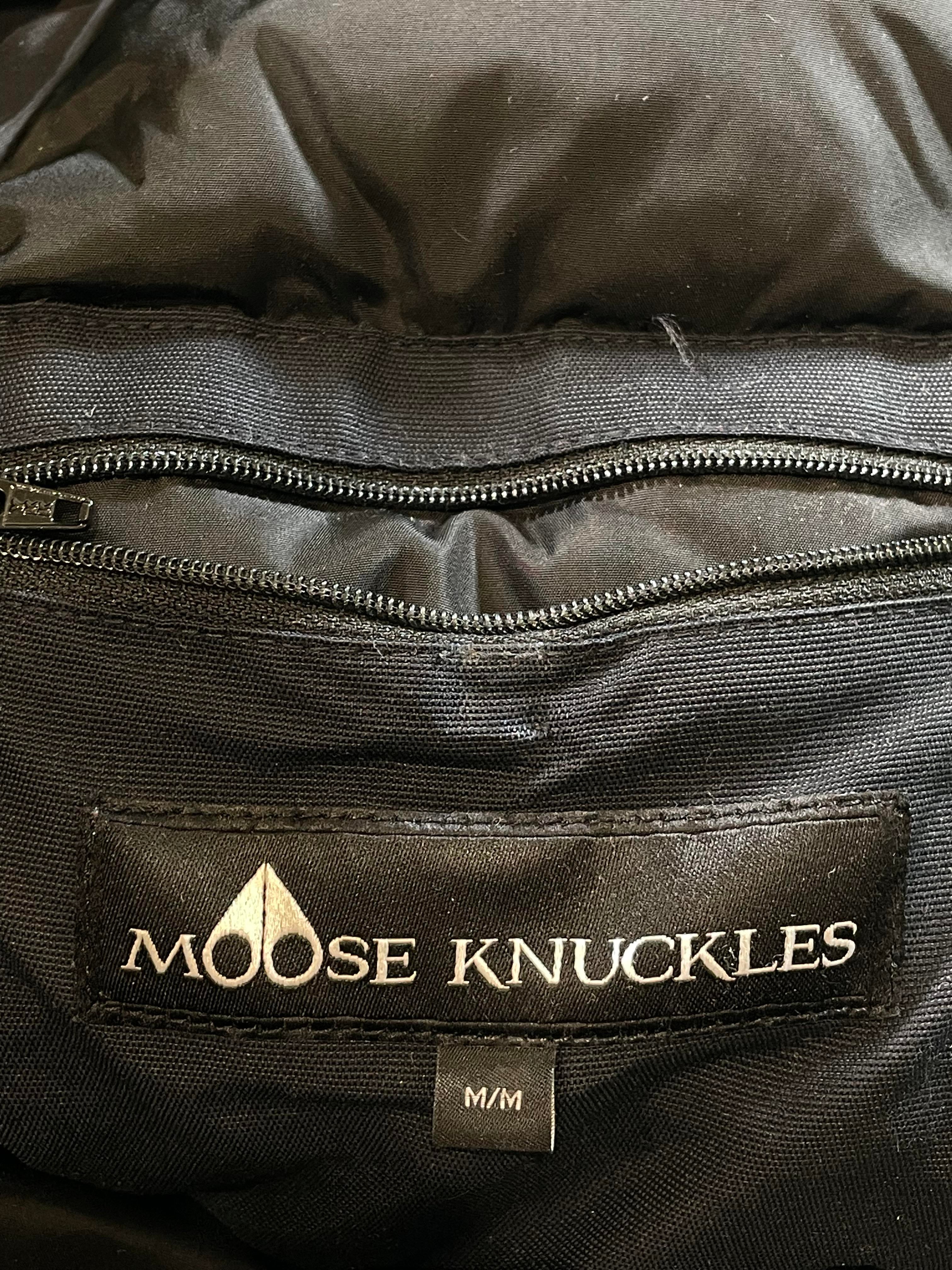 Moose Knuckles 3Q Black Fur Black Jacket