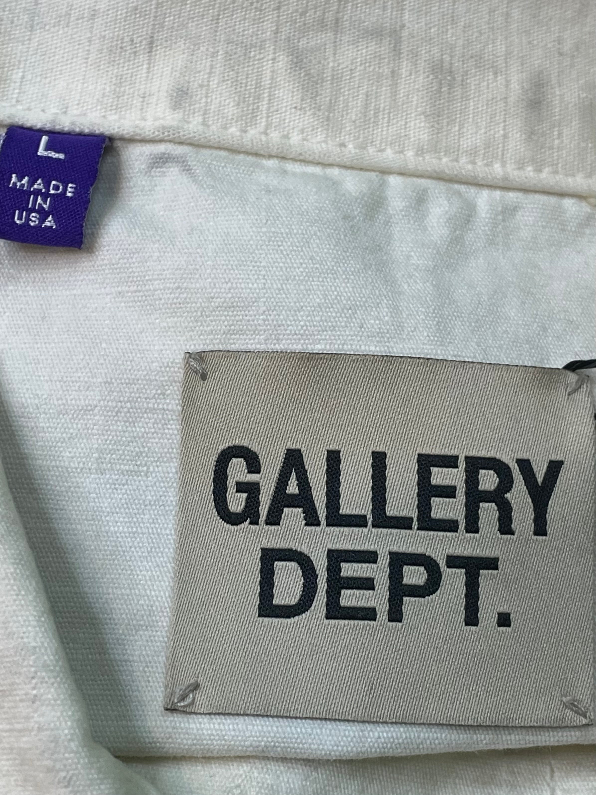 Gallery Dept. Paint Splatter White Shirt Jacket