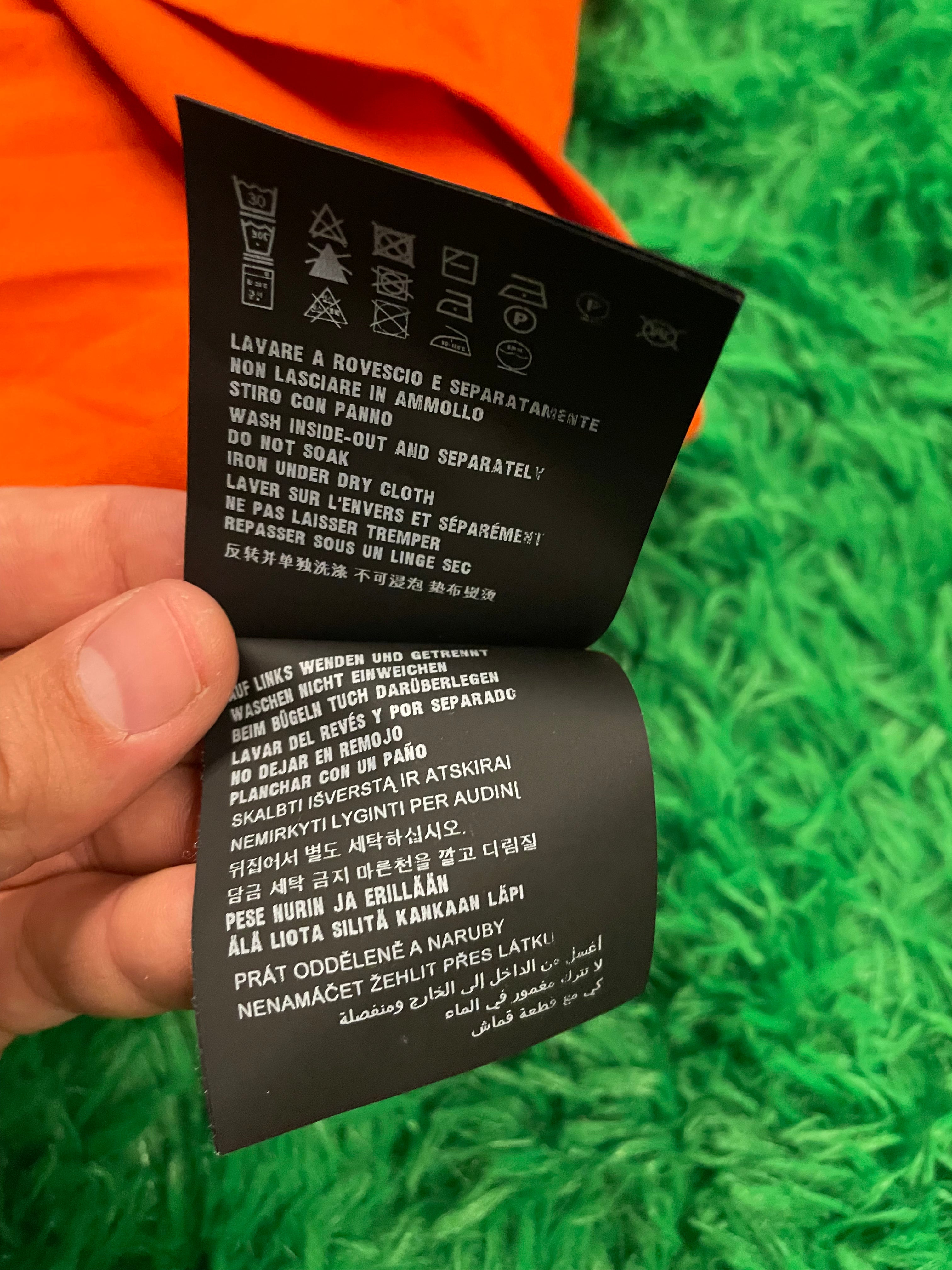 Prada T Shirt Orange Pocket L