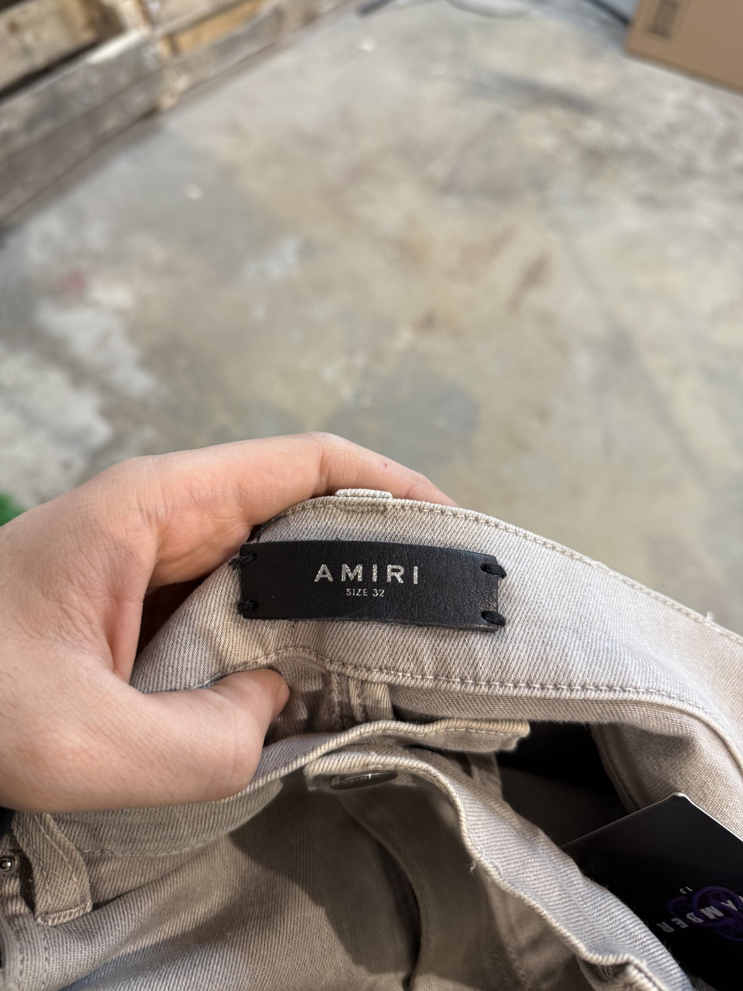 Amiri MX1 Sand Used 32