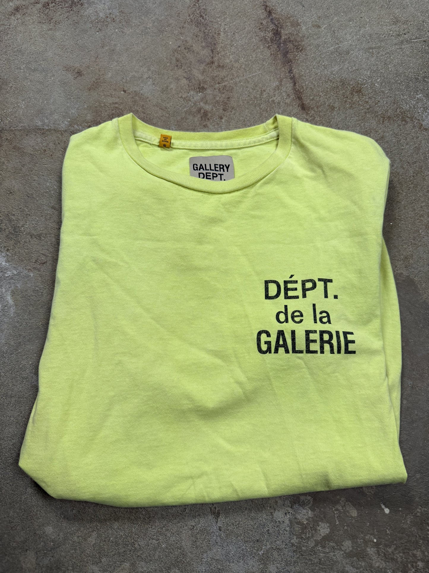 Gallery Dept Tee Neon Used Small